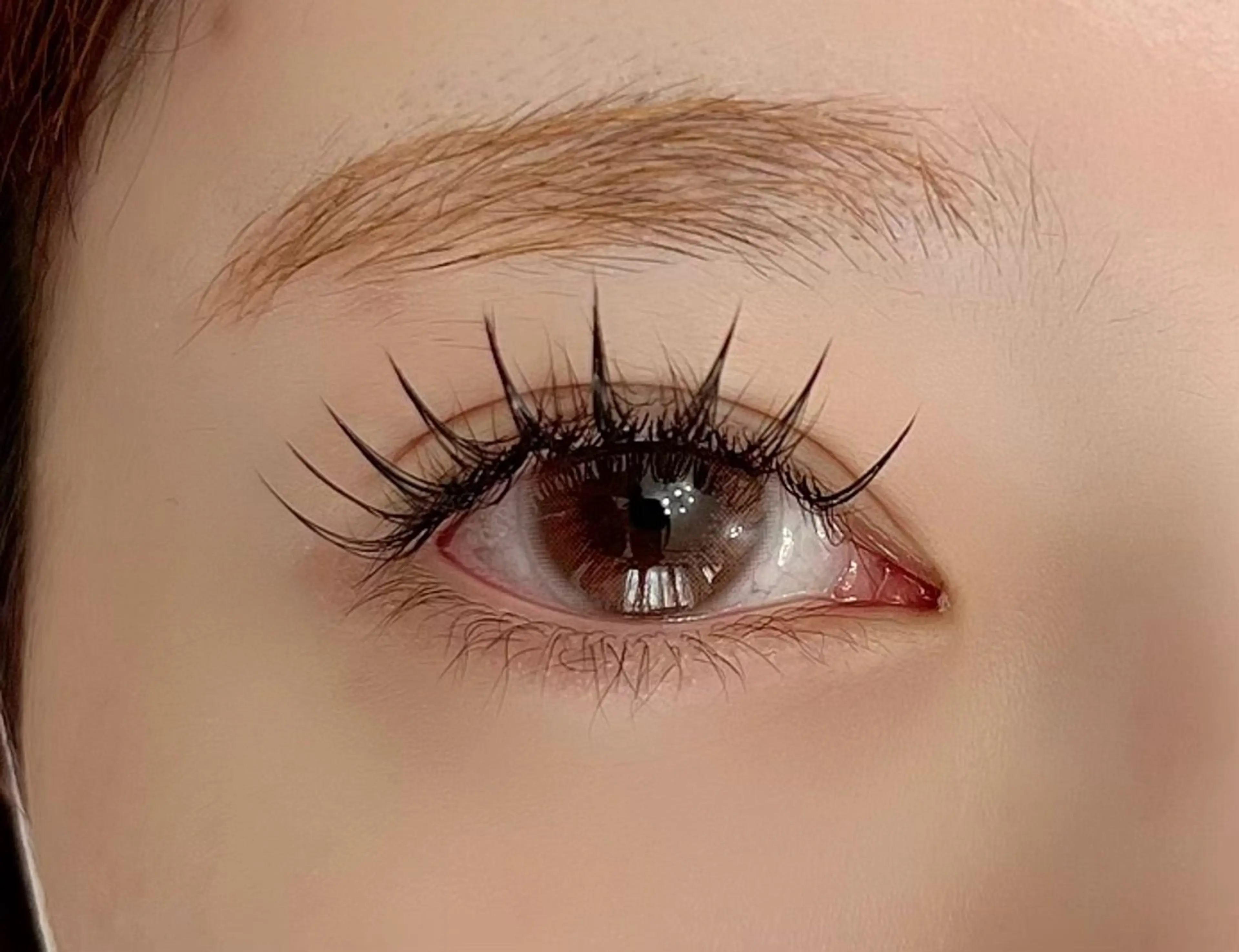 マツエク・マツパ マツエク 【那覇/束感まつ毛 /LED】ｷｬﾒﾙのマツエク・マツパデザイン