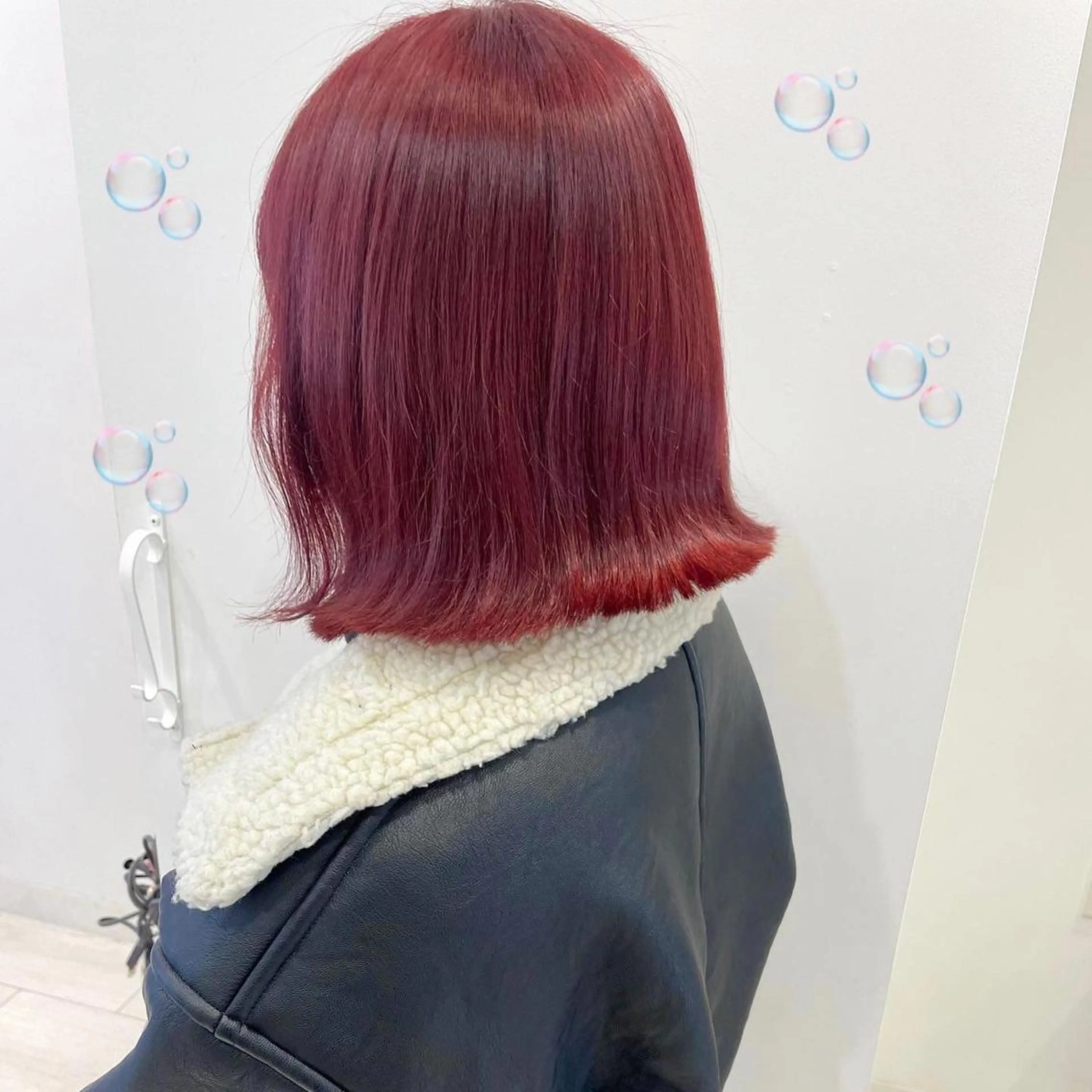 🤍🍒カット、水トリートメント、シャンプー＋コテ仕上げ無料🍒🤍の写真