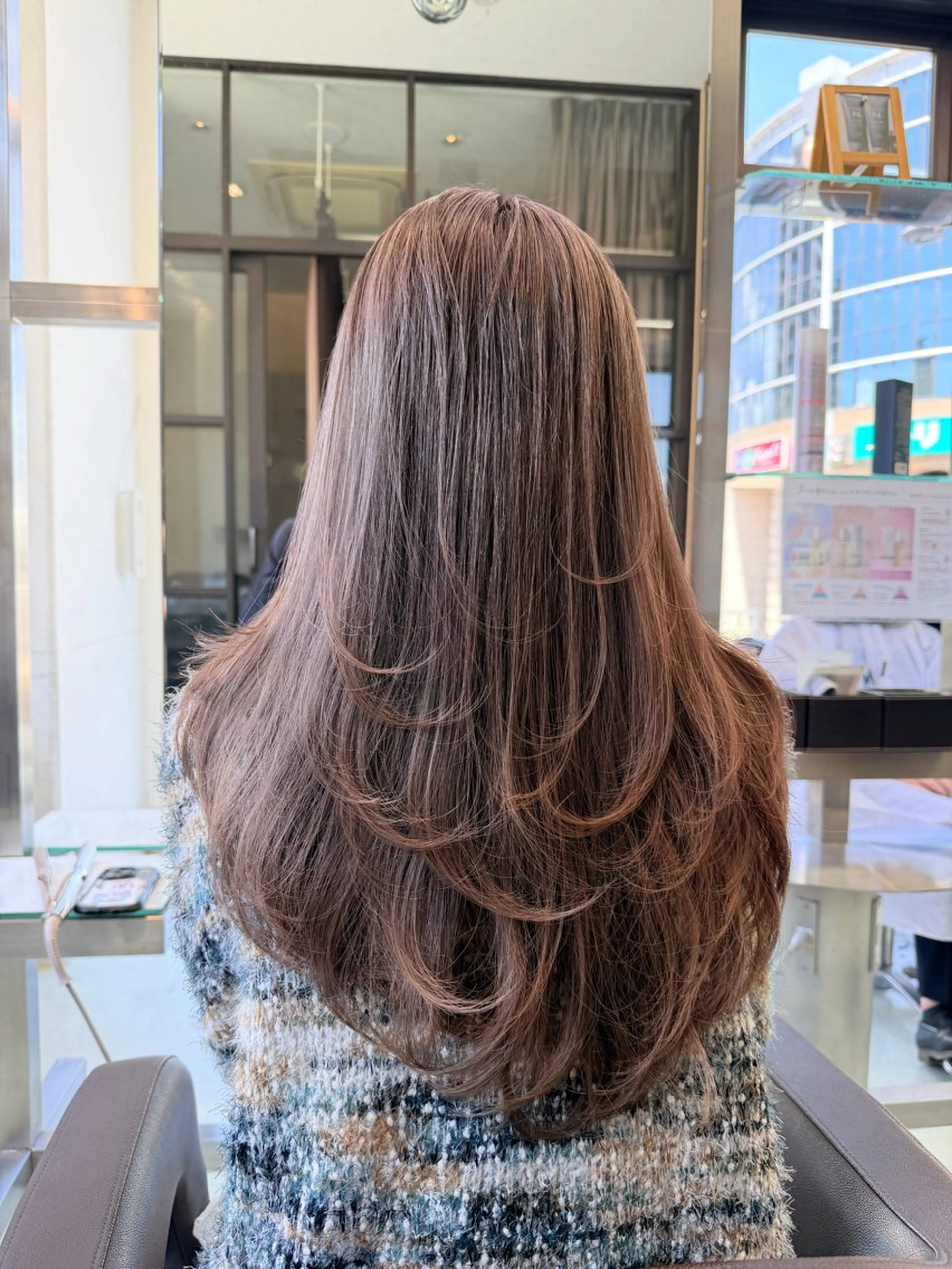 ロング カット ヘアカラー wil西宮レイヤー 西村徹のヘアスタイル