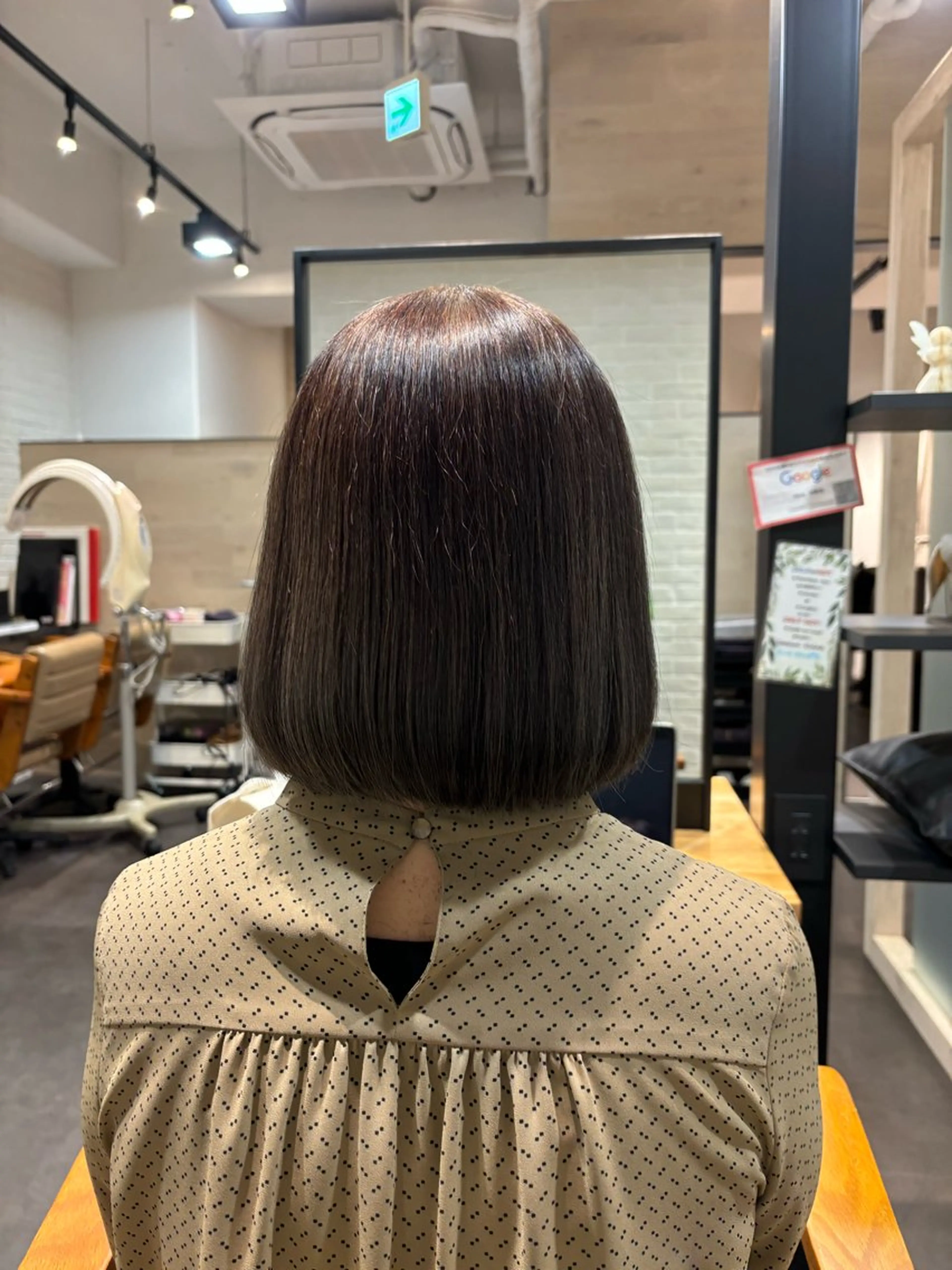 ミディアム ボブ 髙橋遥 /メンズカットのヘアスタイル