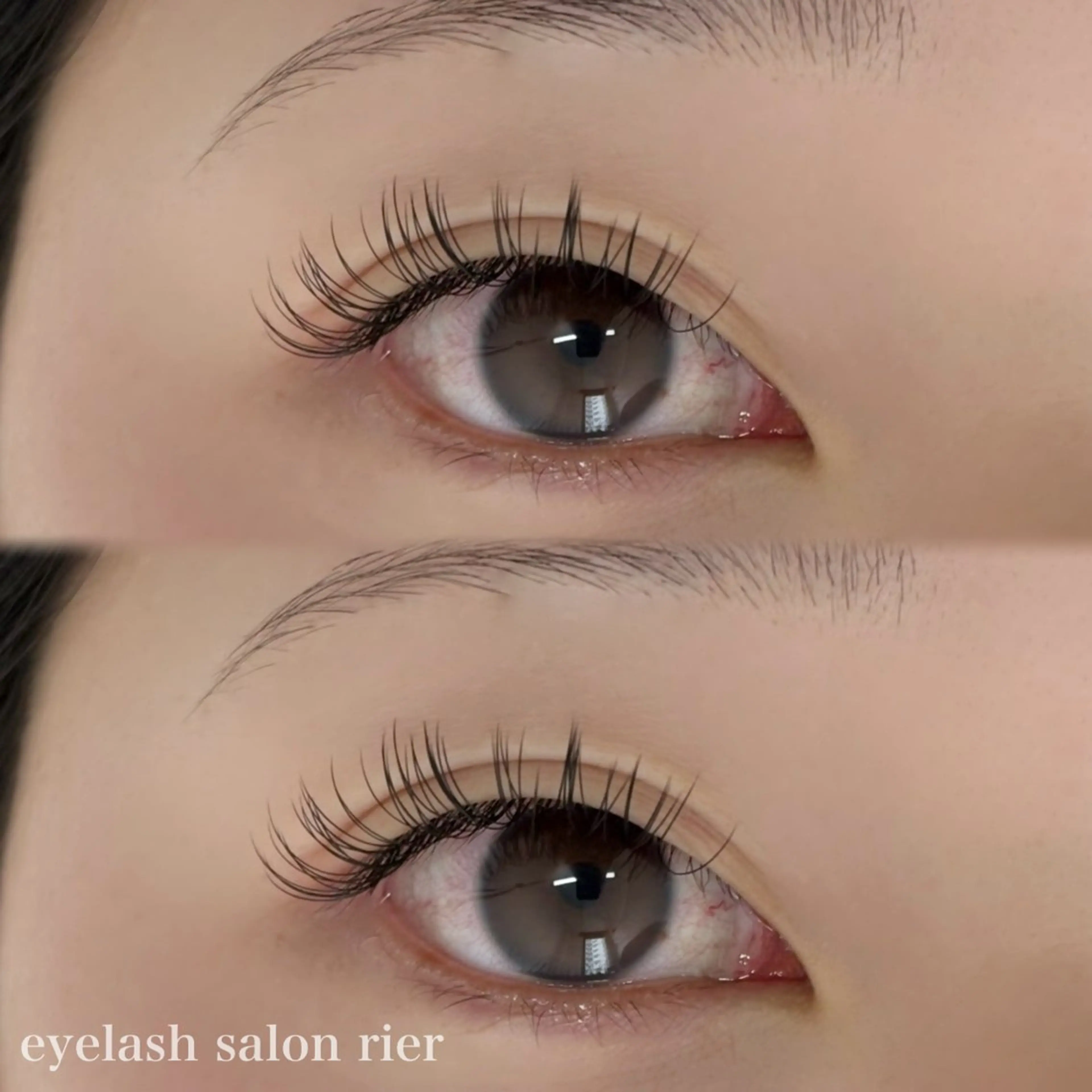 マツエク・マツパ フラットラッシュ rier 林田のマツエク・マツパデザイン