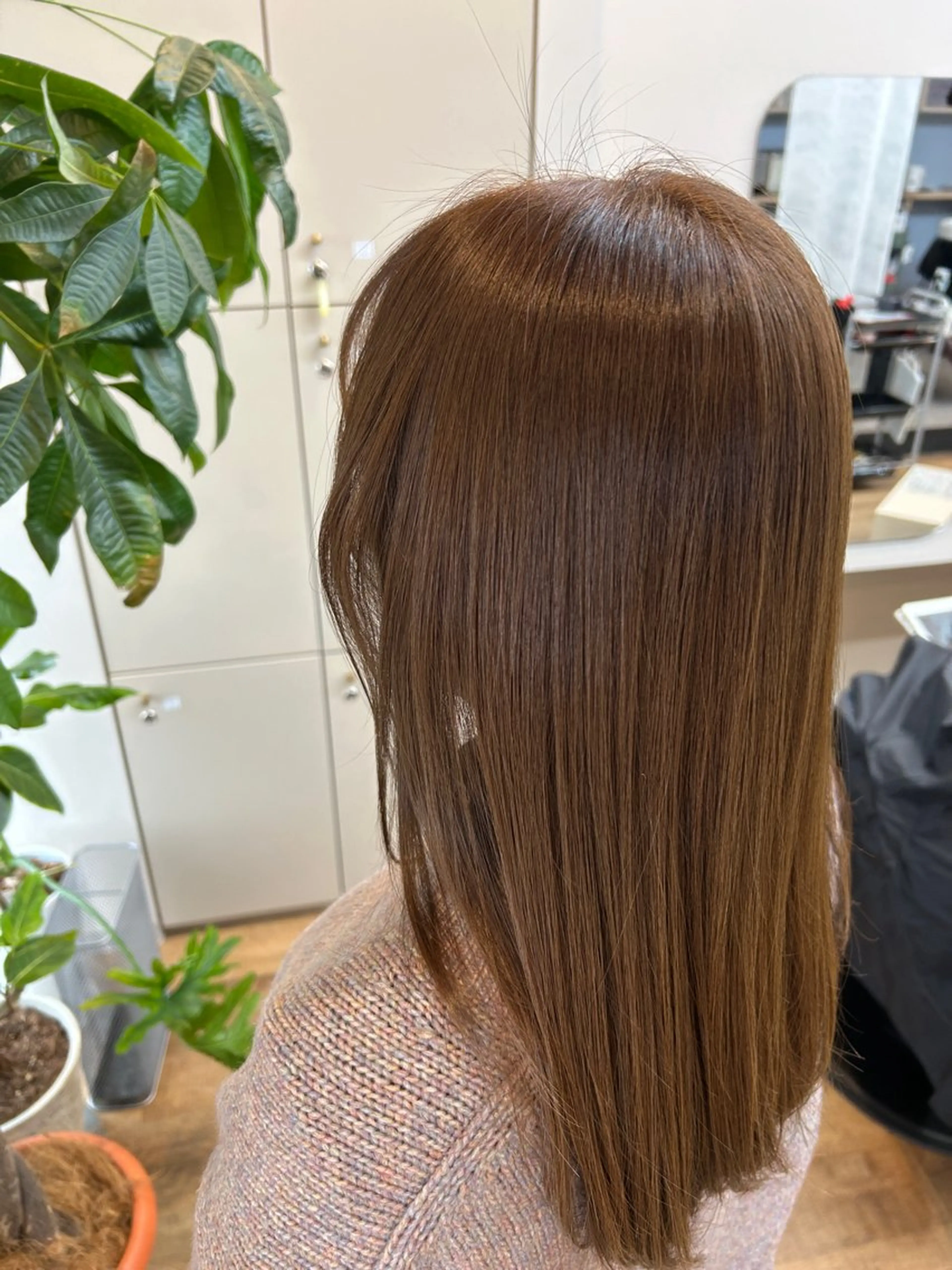 ロング ヘアカラー 中野 未来のヘアスタイル