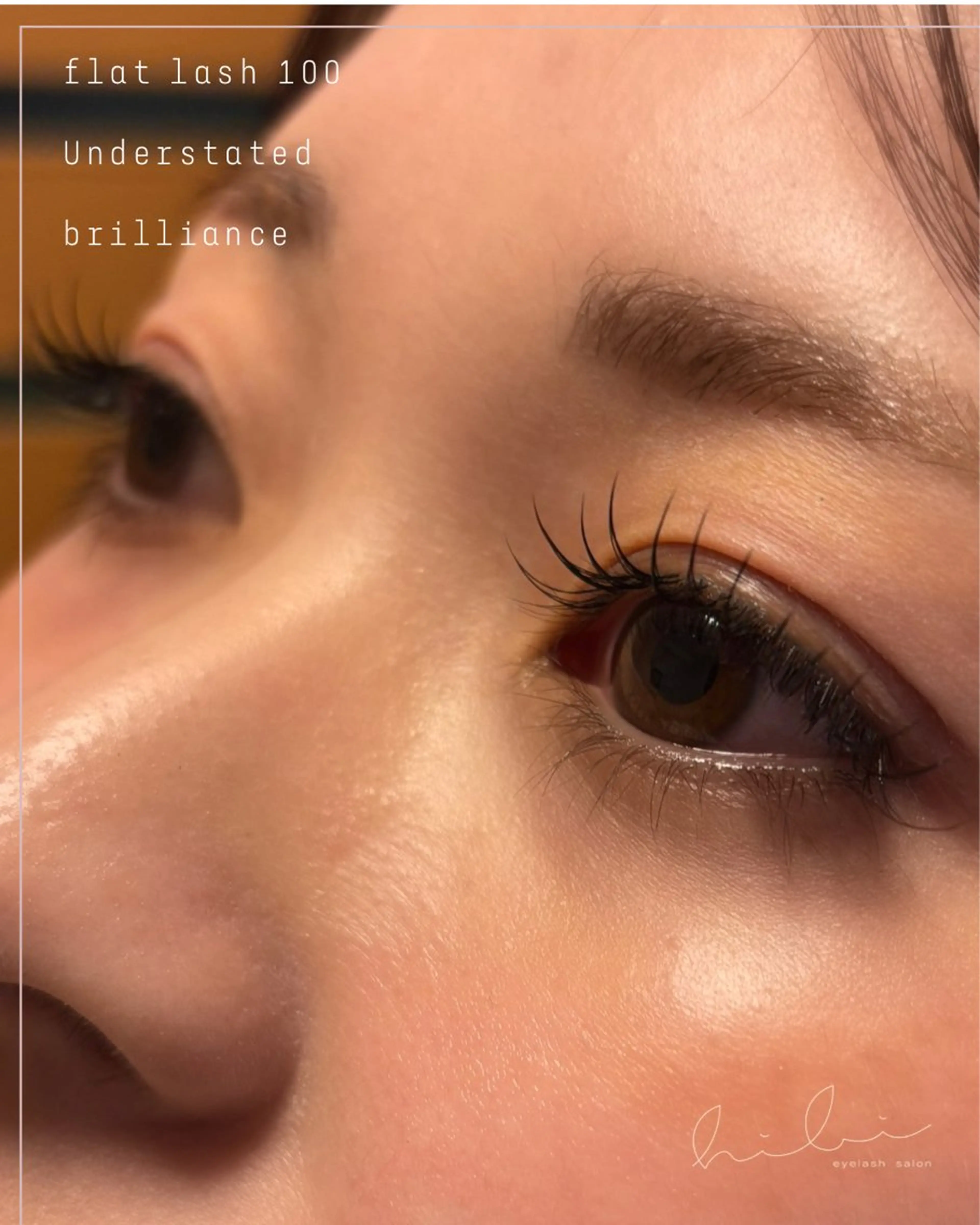 マツエク・マツパ フラットラッシュ ナチュラル 結婚式・ブライダル マツエク eyelash hibiのマツエク・マツパデザイン