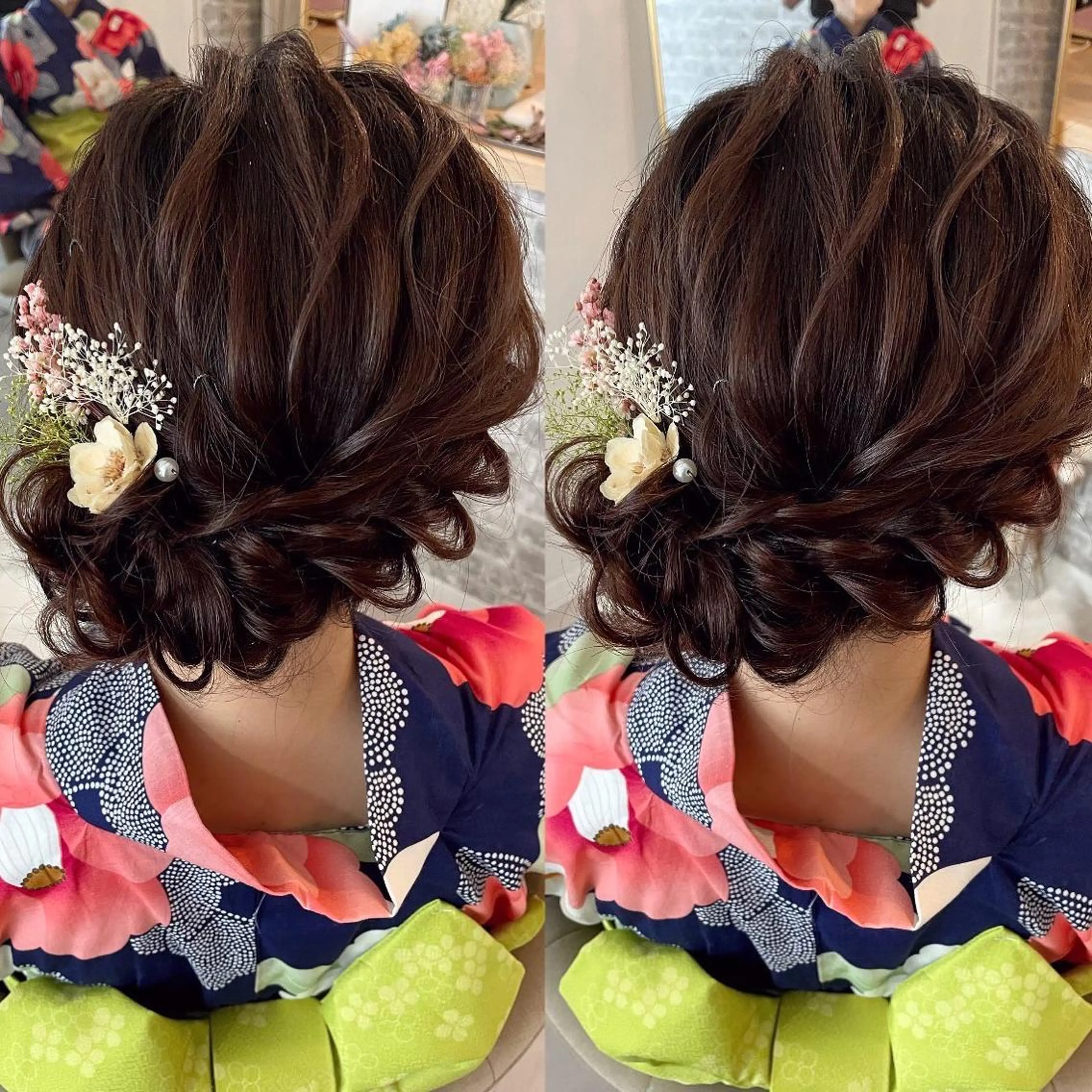 ヘアアレンジ マツエク・マツパ アイブロウ ヘアセット eyelash ufuのマツエク・マツパデザイン