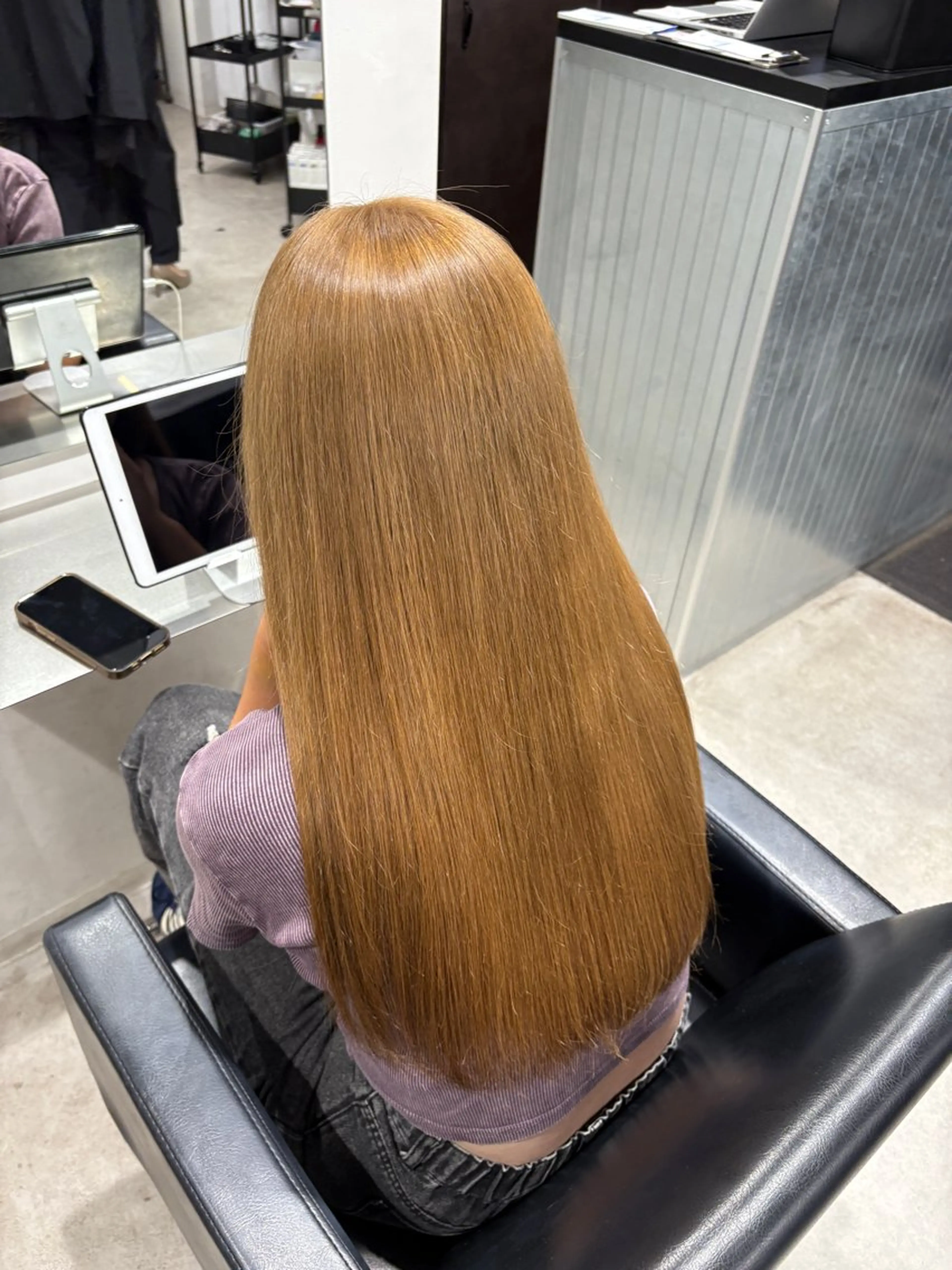 ロング ヘアカラー トリートメント MIHO☾·̩͙⋆ Kroのヘアスタイル