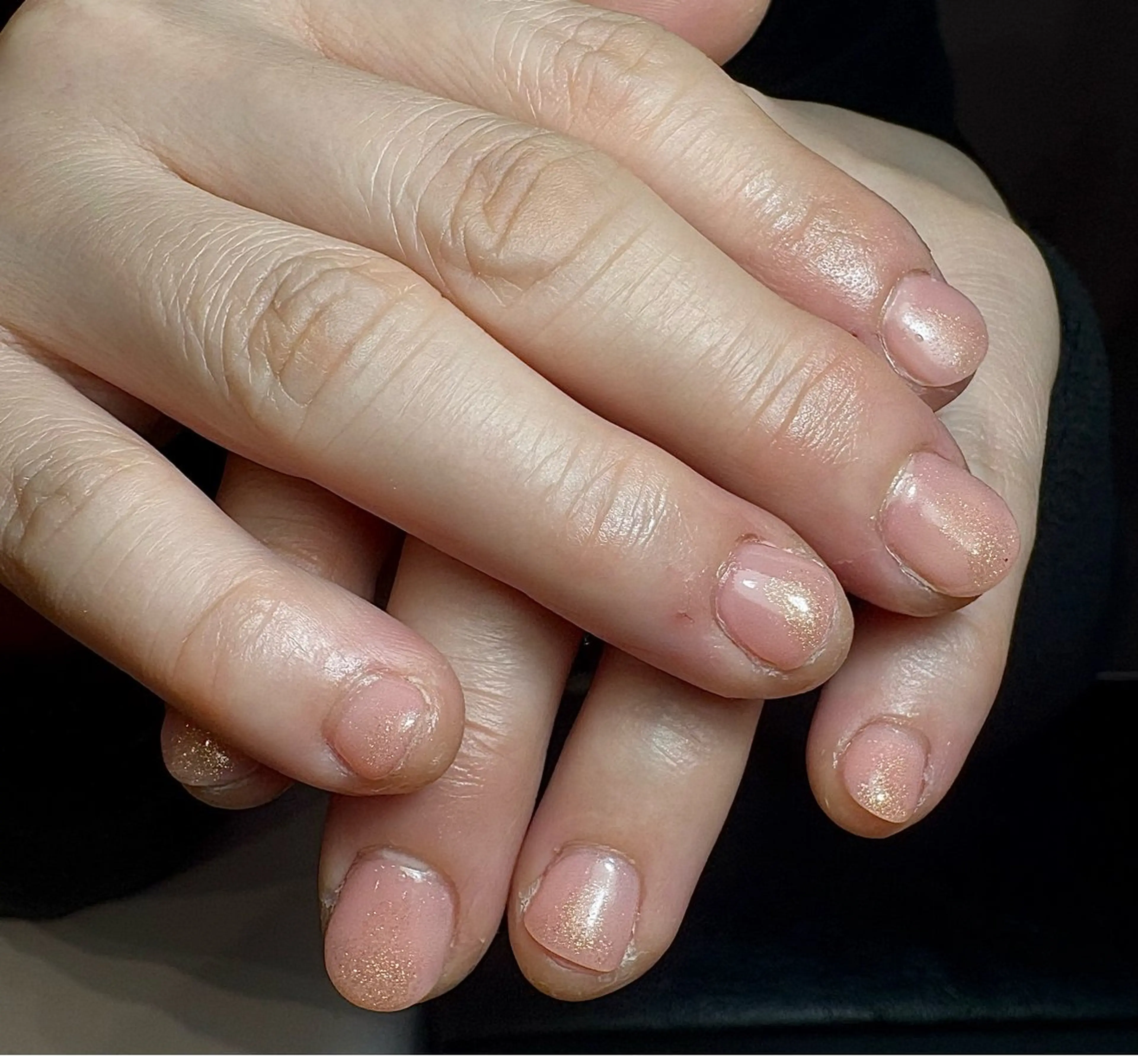 ネイル ラメ(グリッター) ワンカラーネイル Noa HANA-NAILのネイルデザイン