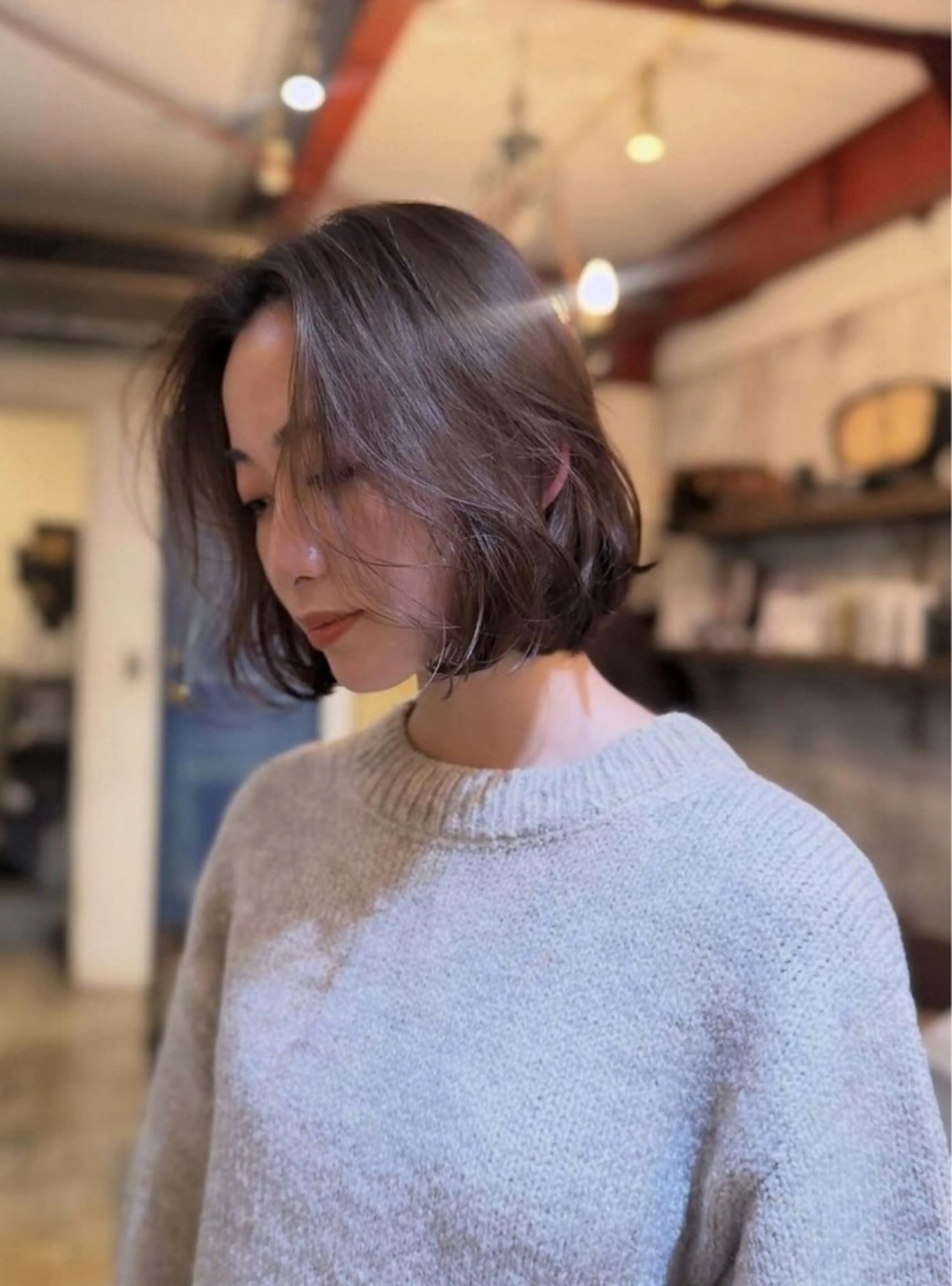 ミディアム カラー 表参道／似合わせカラ ー/西嶋大翔のヘアスタイル