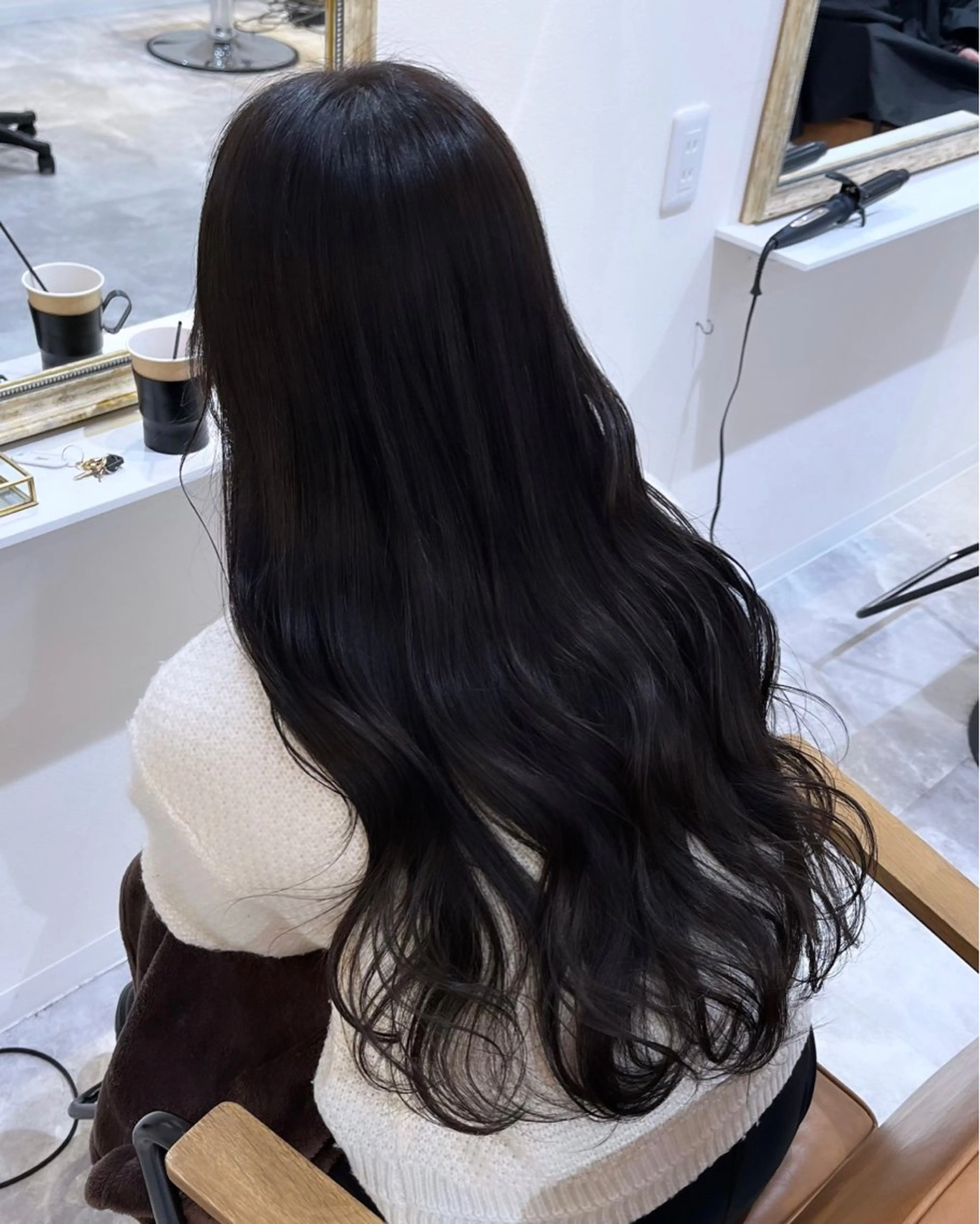 ロング カラー ヘアカラー トリートメント 梅田/髪質改善カラー ❄︎ mikiのヘアスタイル