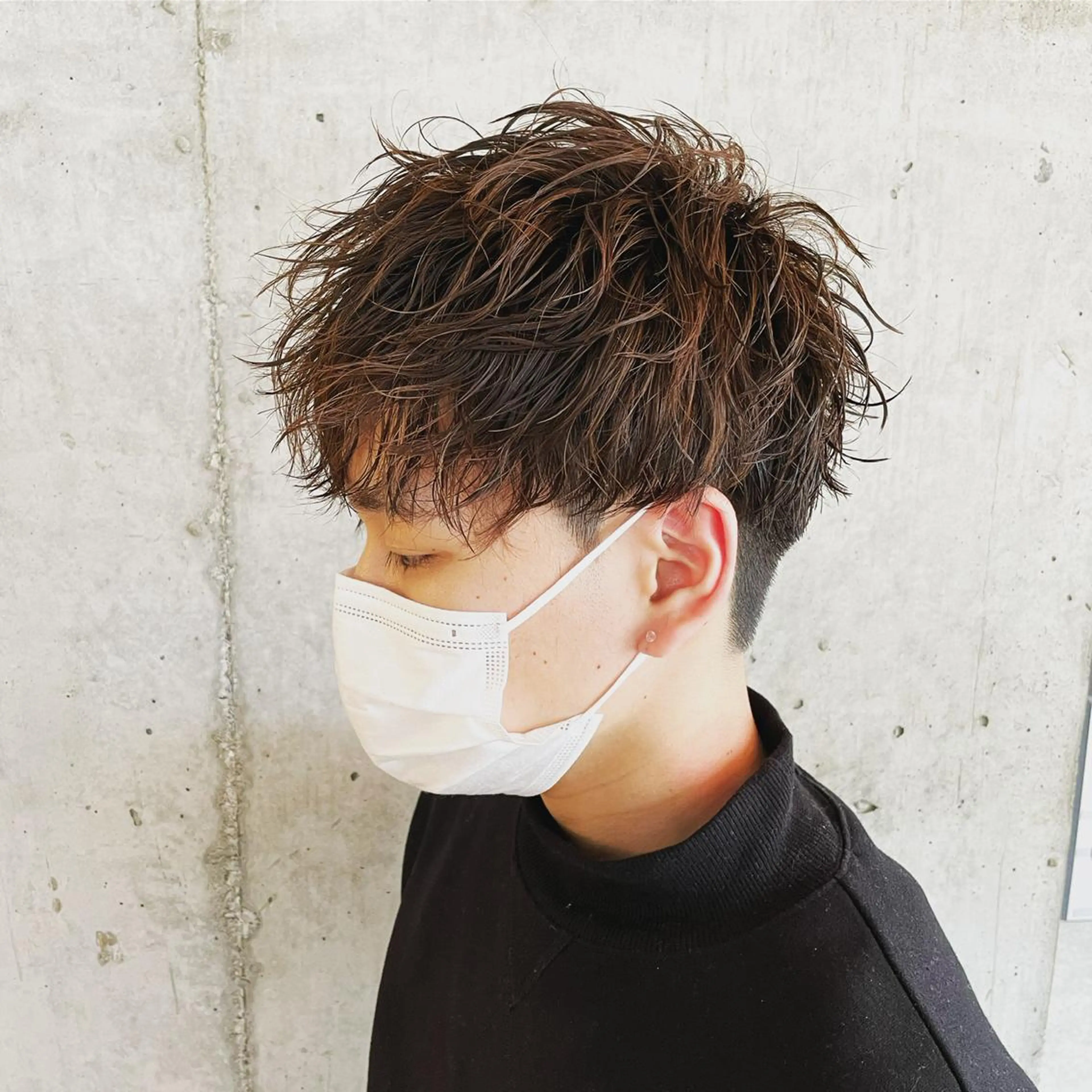 ショート パーマ メンズ カット パーマ トリートメント 🔥メンズ特化パーマ 🦖増田弘明🦖のヘアスタイル