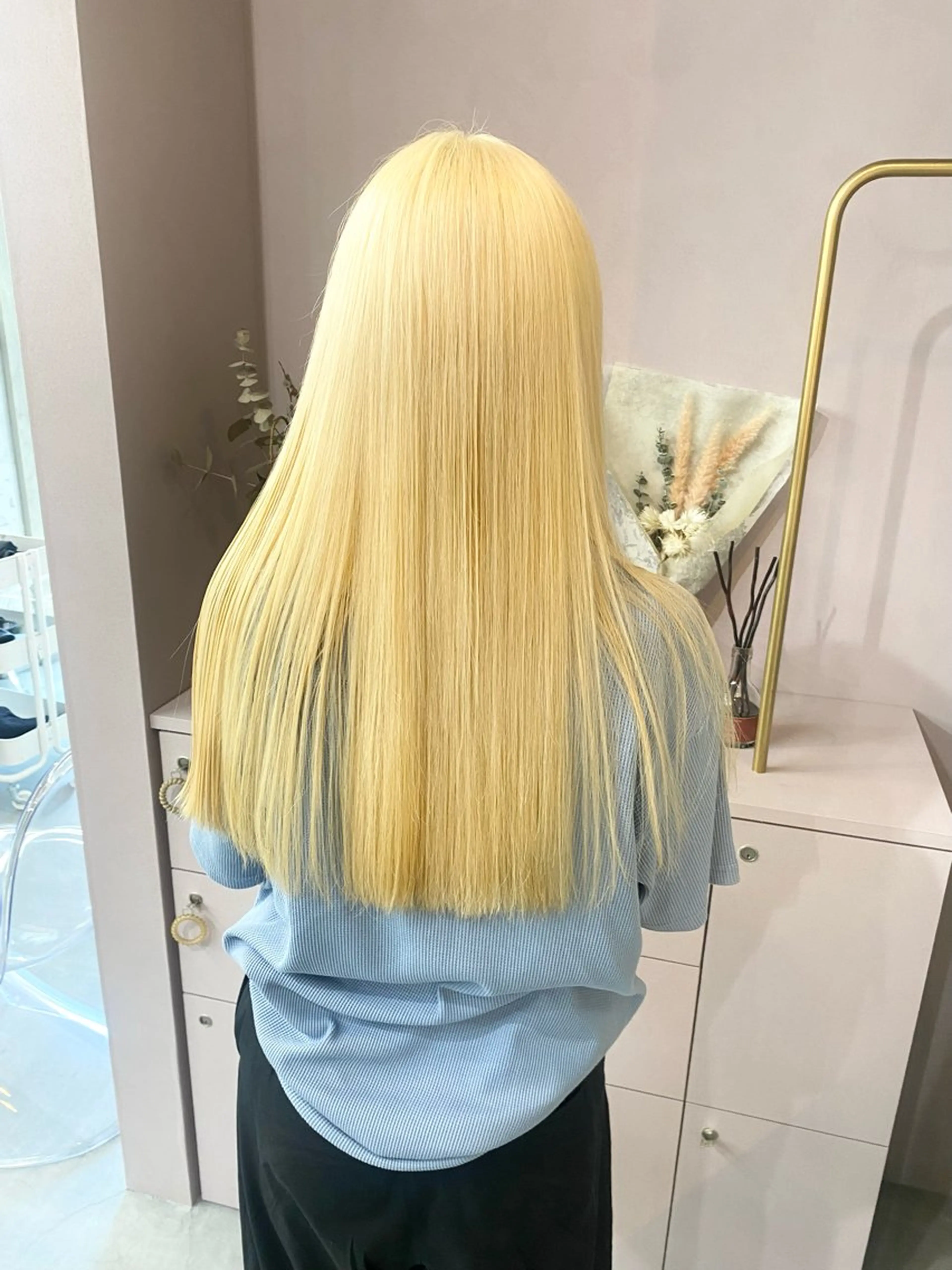 ロング カラー ヘアカラー 前橋 姫奈のヘアスタイル