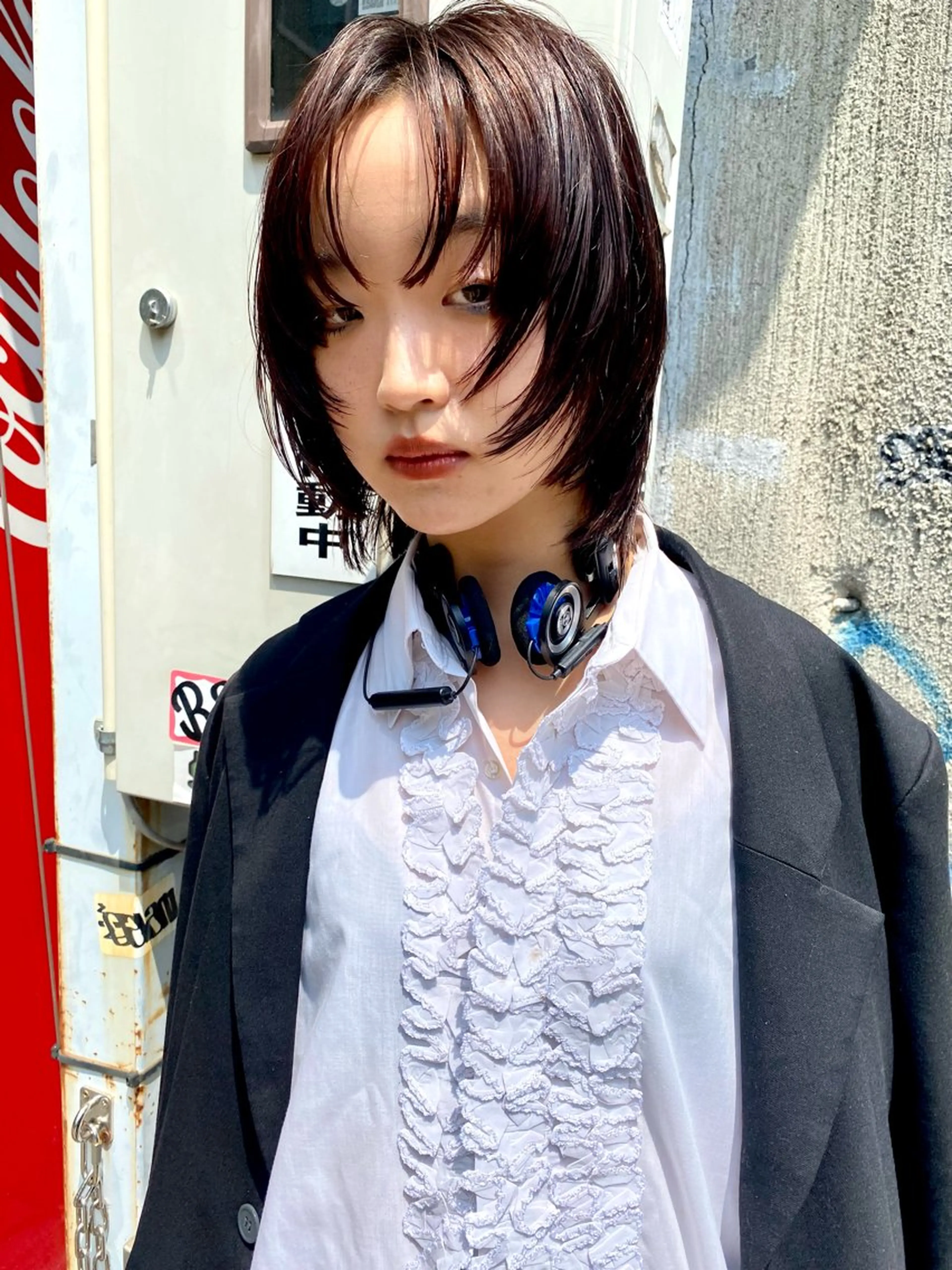 ミディアム レイヤーカット/ パーマ/鎌田実奈歩のヘアスタイル