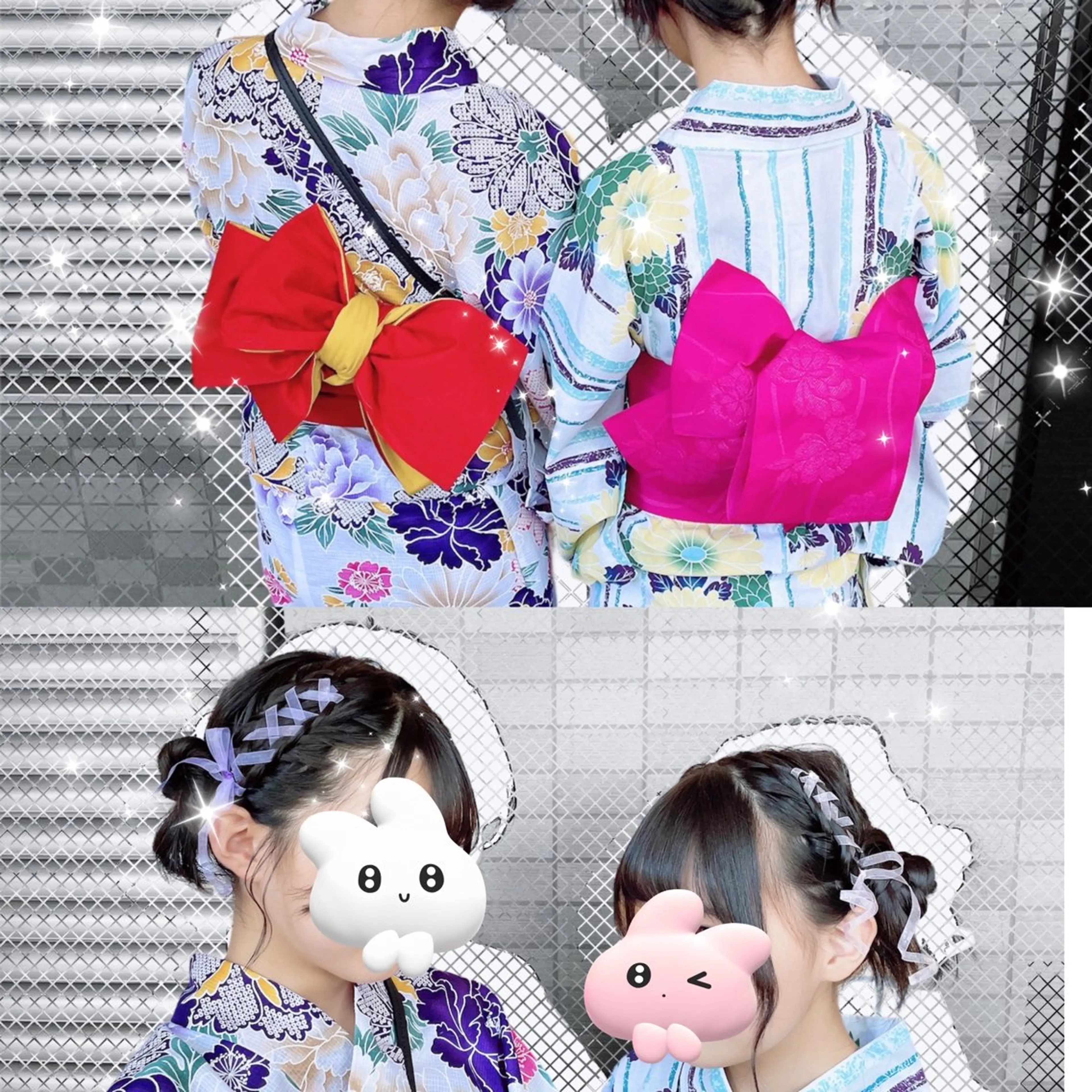 浴衣着付け+ヘアセットの写真