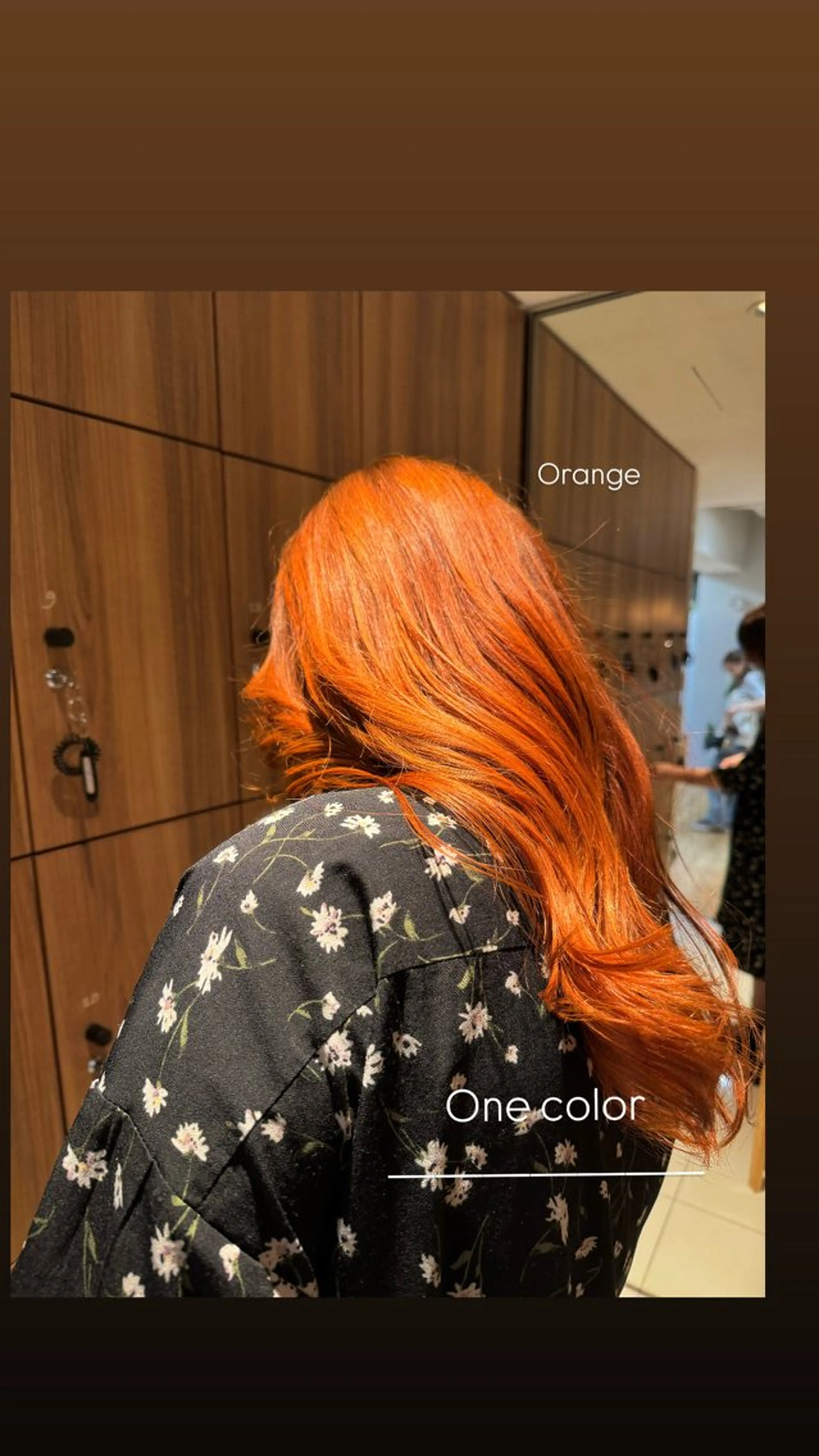 カラー ヘアカラー トリートメント 🌱艶髪ストレート✨ 🦖せりか🦖のヘアスタイル