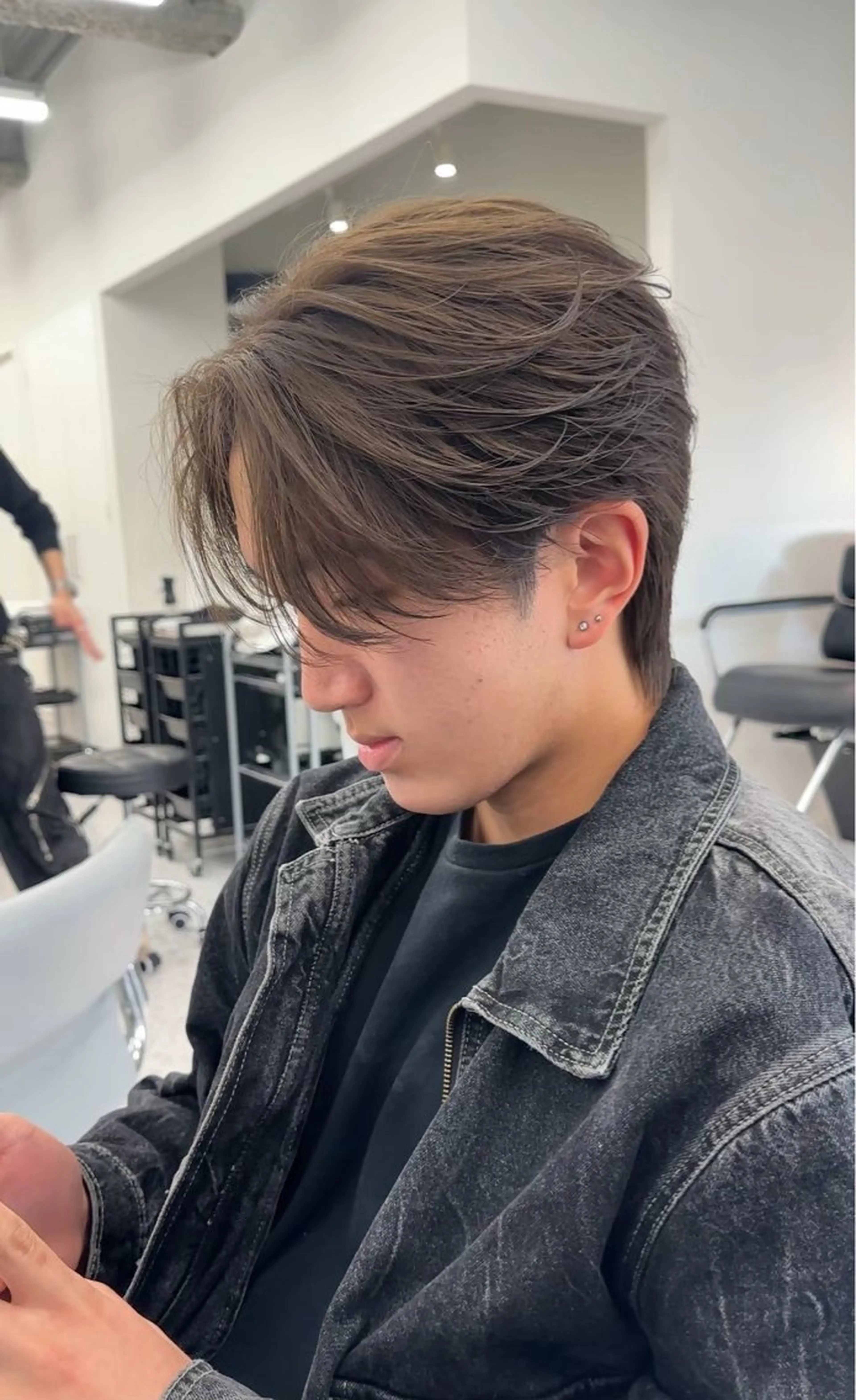 ショート カラー パーマ ✨️メンズ特化波巻き ツイスパ✨️松本真生のヘアスタイル