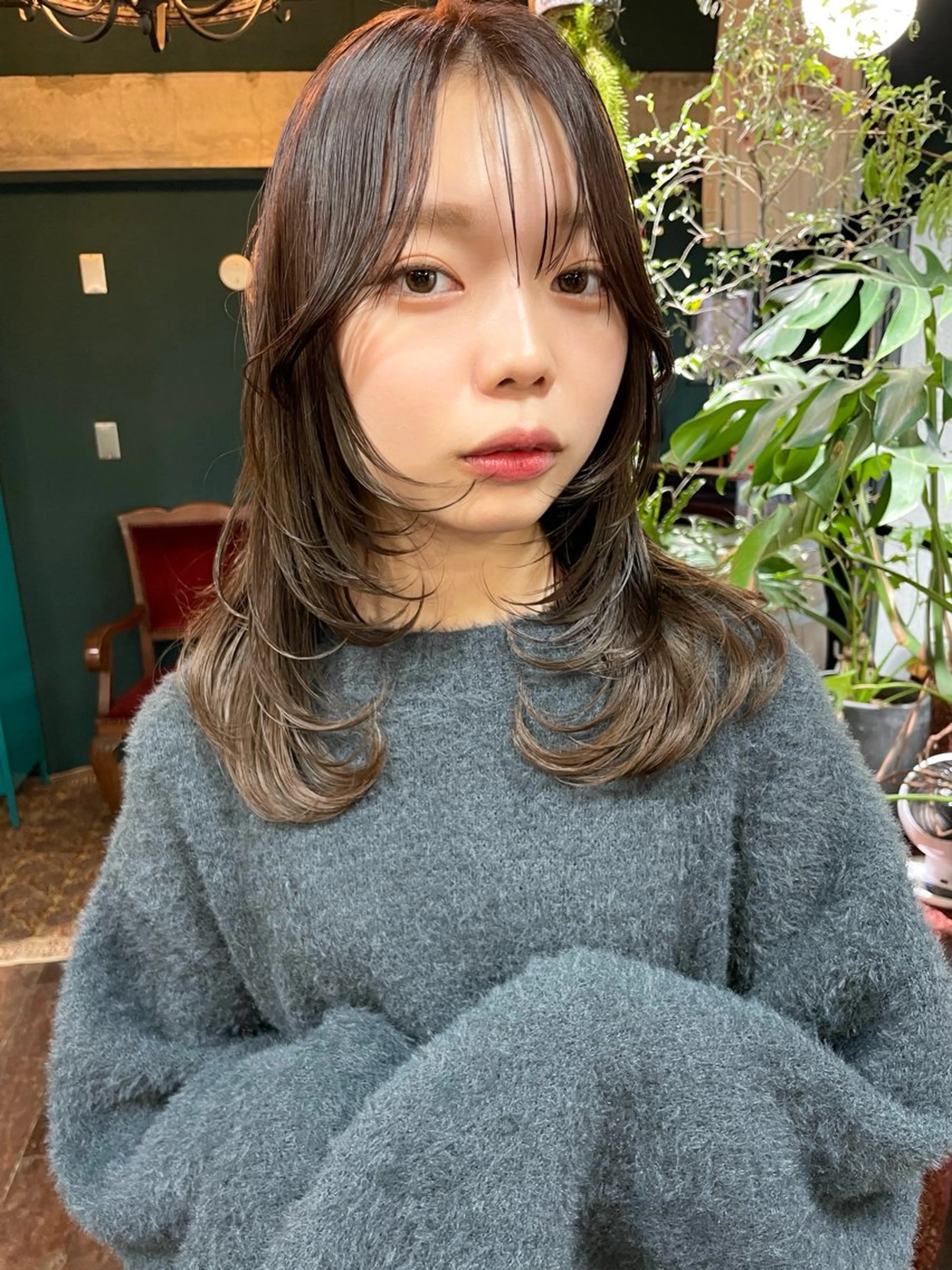 セミロング レイヤーカット vivre libreのヘアスタイル