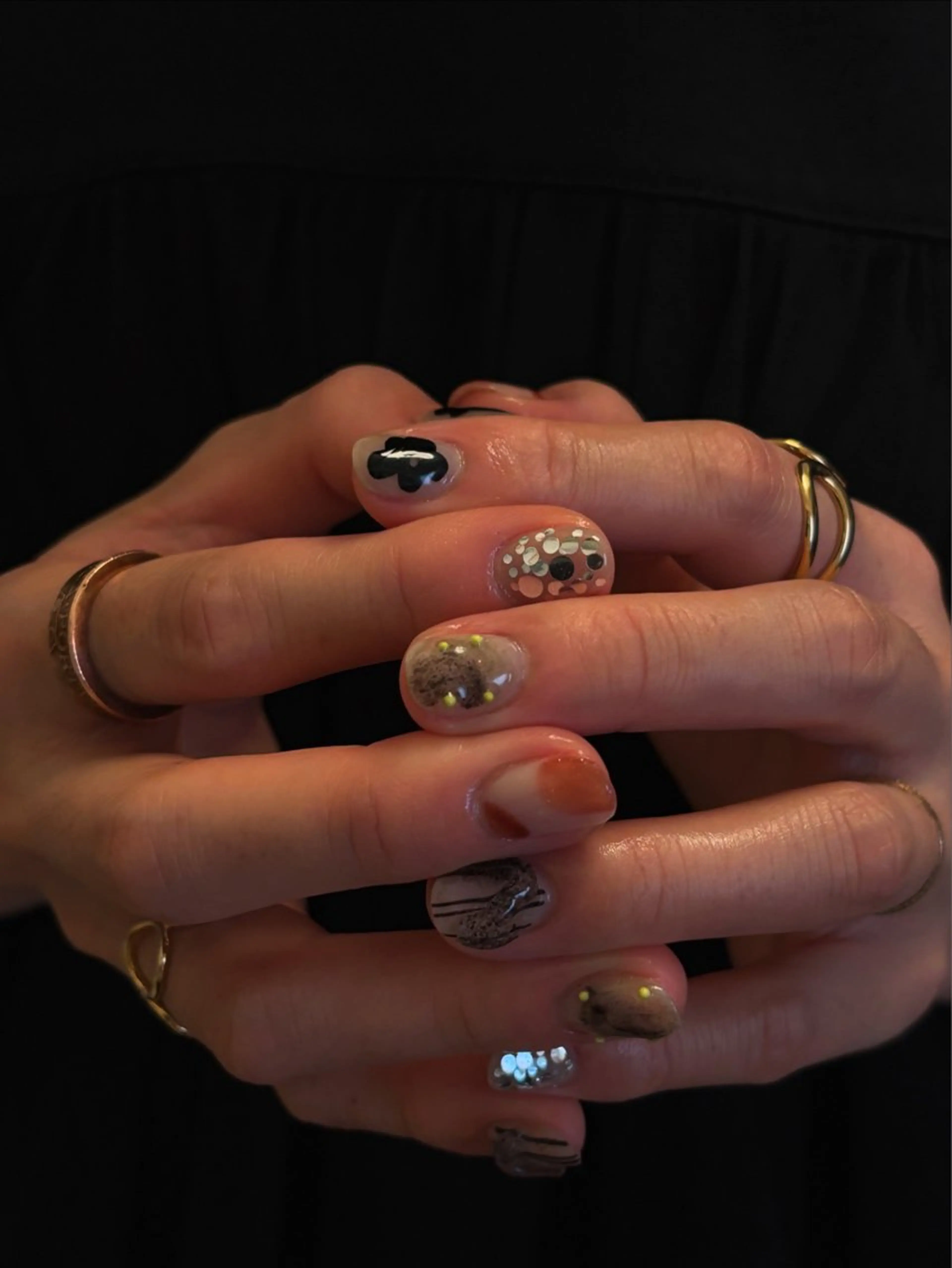 ネイル アートネイル オーロラネイル フットネイル ジェルネイル グラデーション fil nailのネイルデザイン