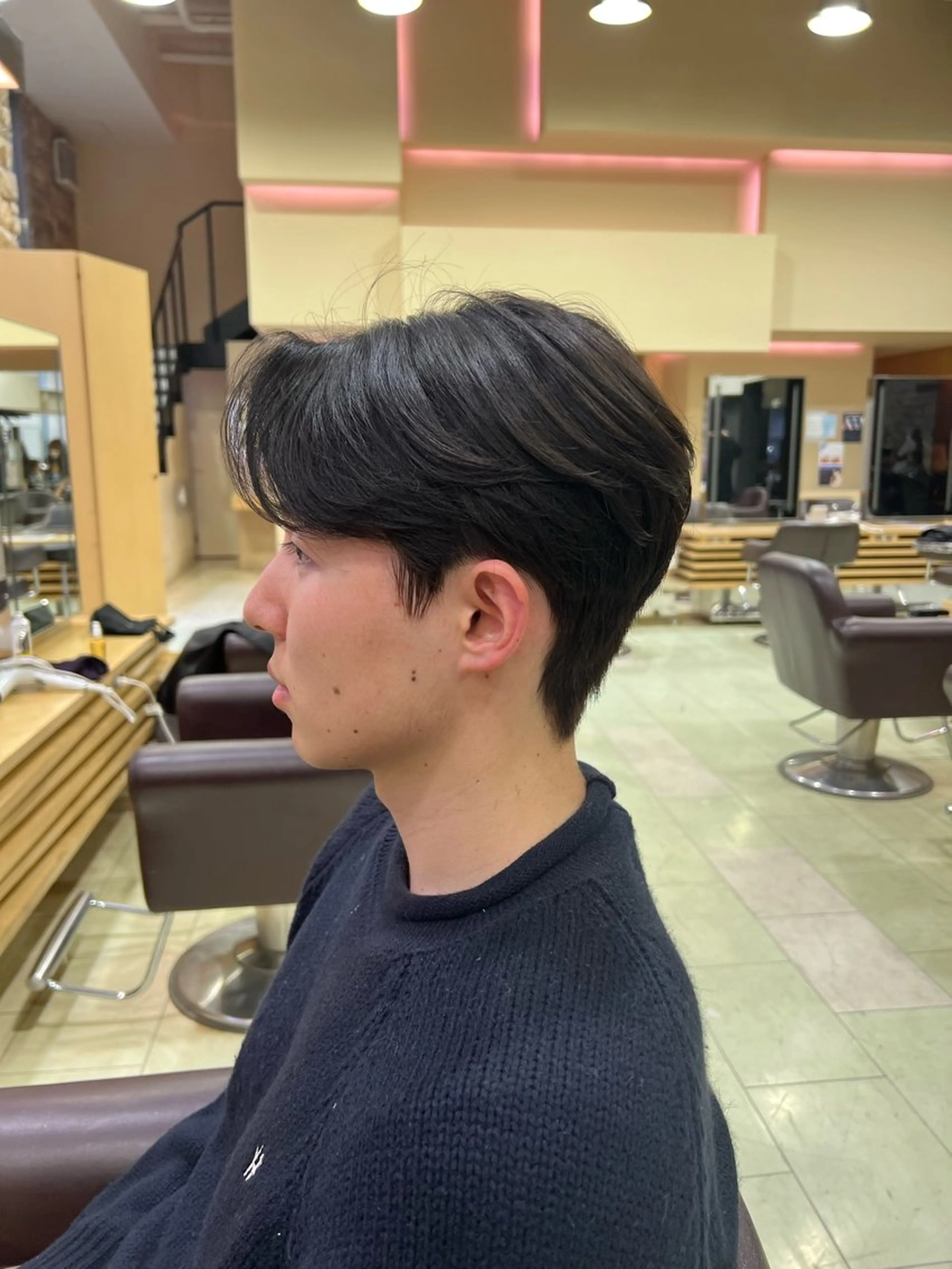 ショート パーマ メンズ カット パーマ メンズ特化 【かな】のヘアスタイル