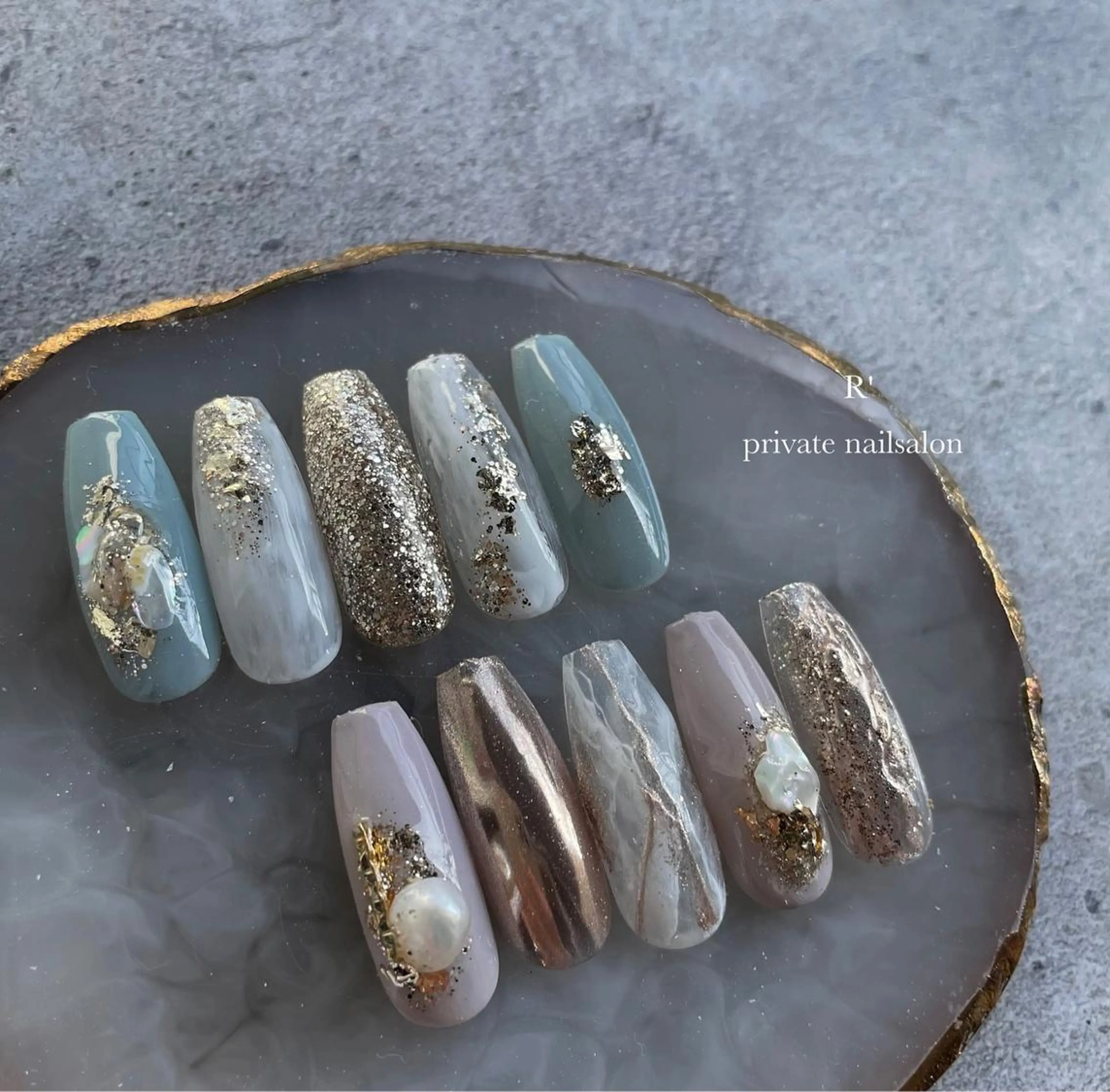 ネイル ニュアンスネイル 春ネイル Bersinar nail(rina)のネイルデザイン