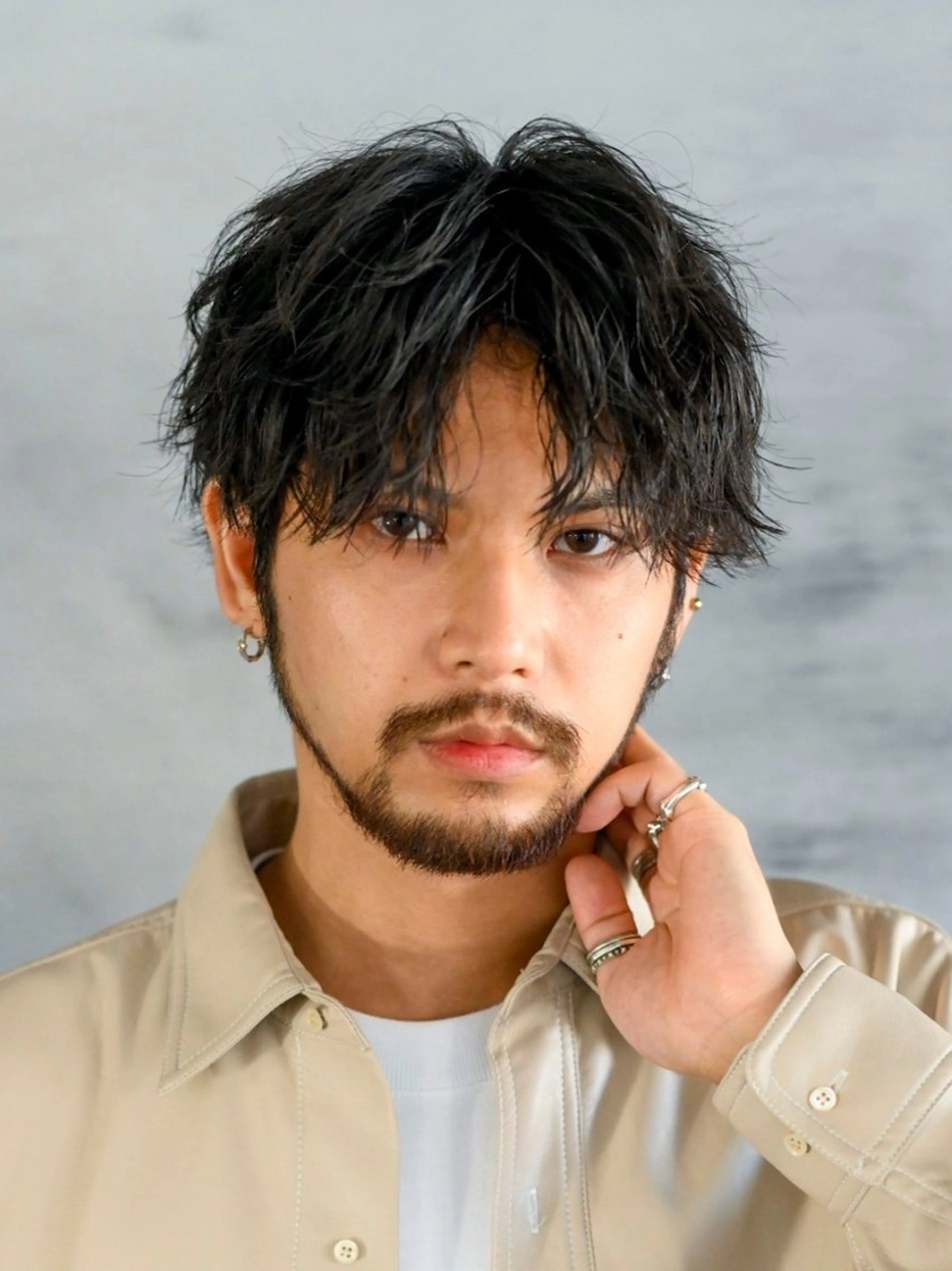 パーマ メンズ カット パーマ トリートメント 👑メンズパーマ屋 👑/栄/馬場斗生のヘアスタイル