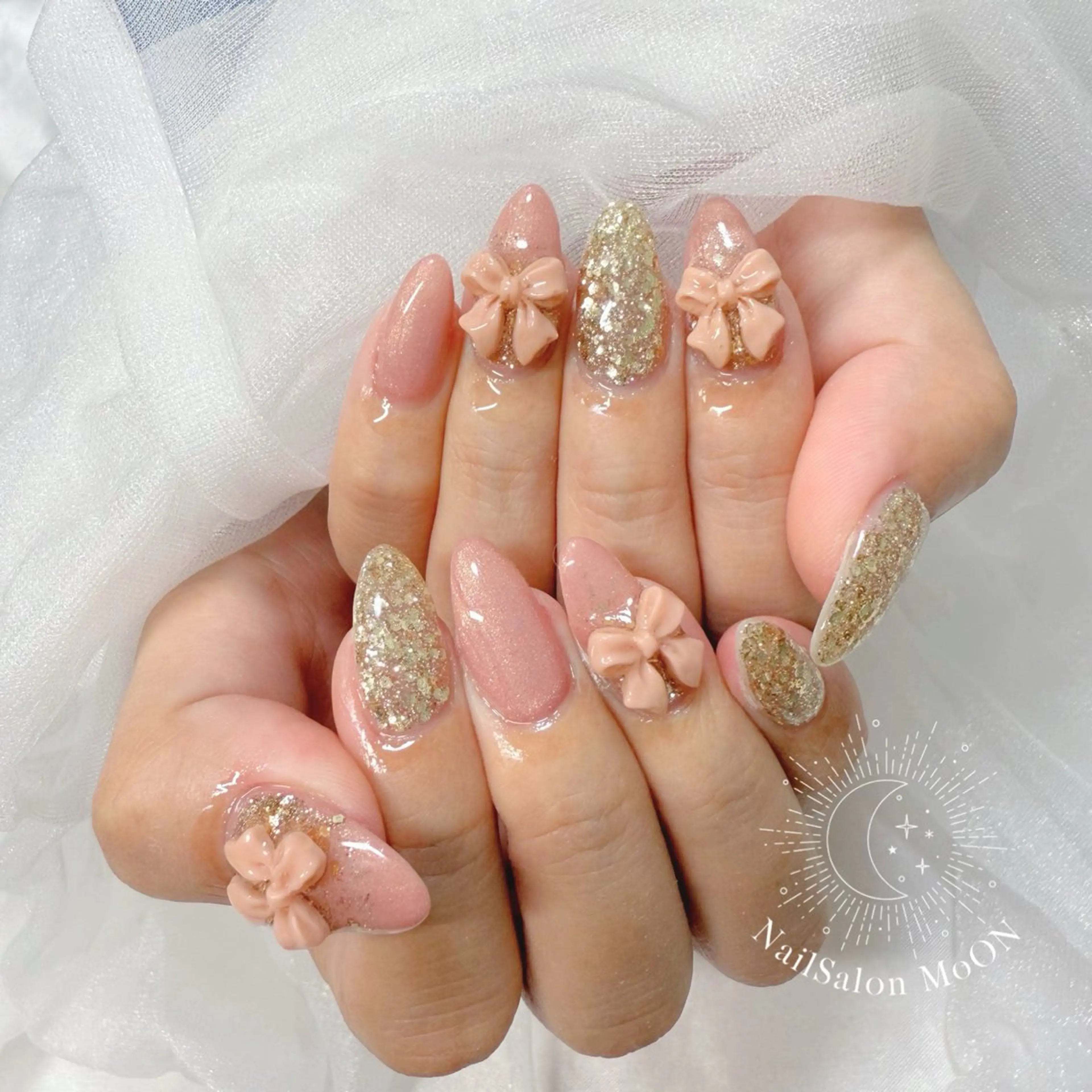 ネイル ハンドネイル ハンドケア MoON...❤︎ MeGuのネイルデザイン