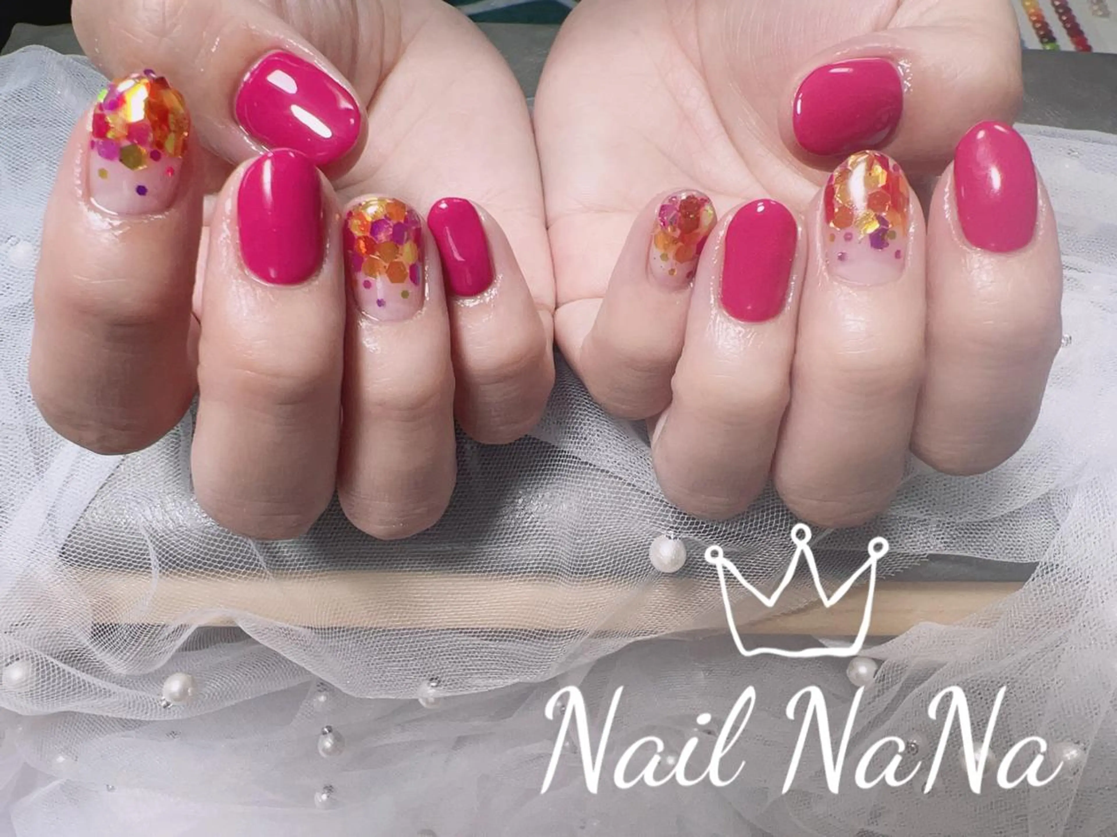 ショート カラー ネイル Nail NaNaのネイルデザイン