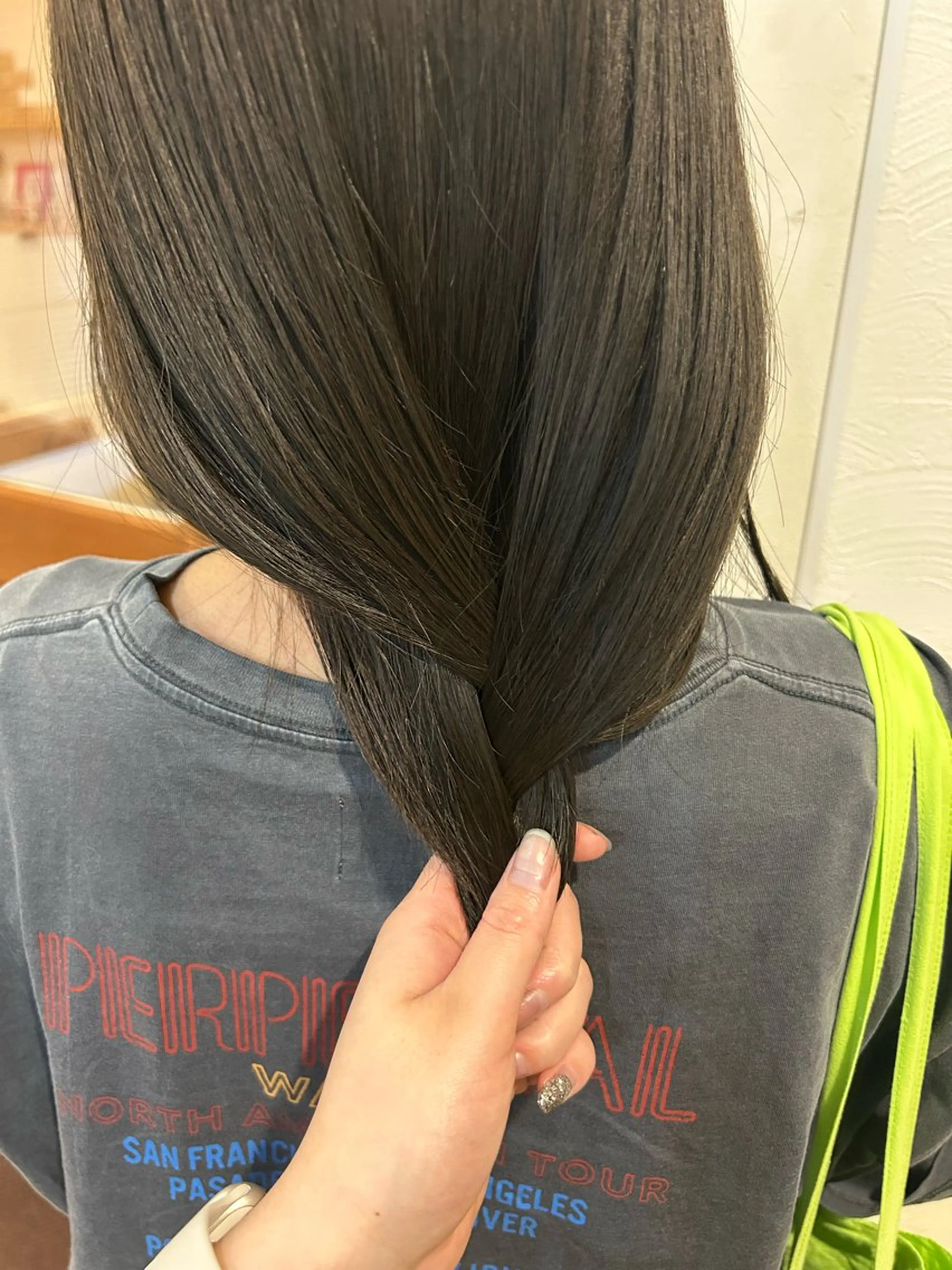 ミディアム 髪質改善 トリートメント カット ヘアカラー 齋藤 未夢のヘアスタイル