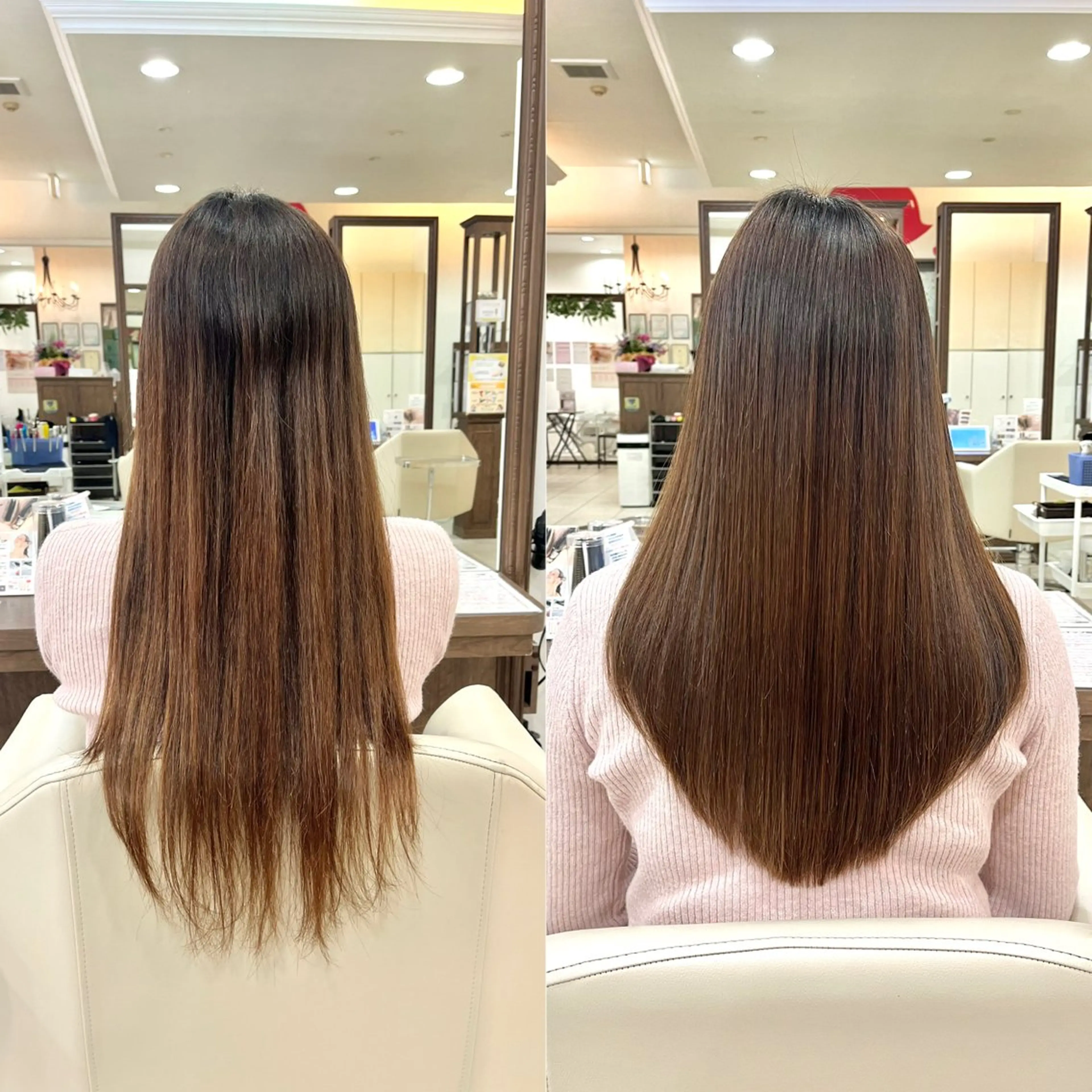 ロング カット 縮毛矯正 トリートメント 《大人気髪質改善》 プログレス国分寺店のヘアスタイル