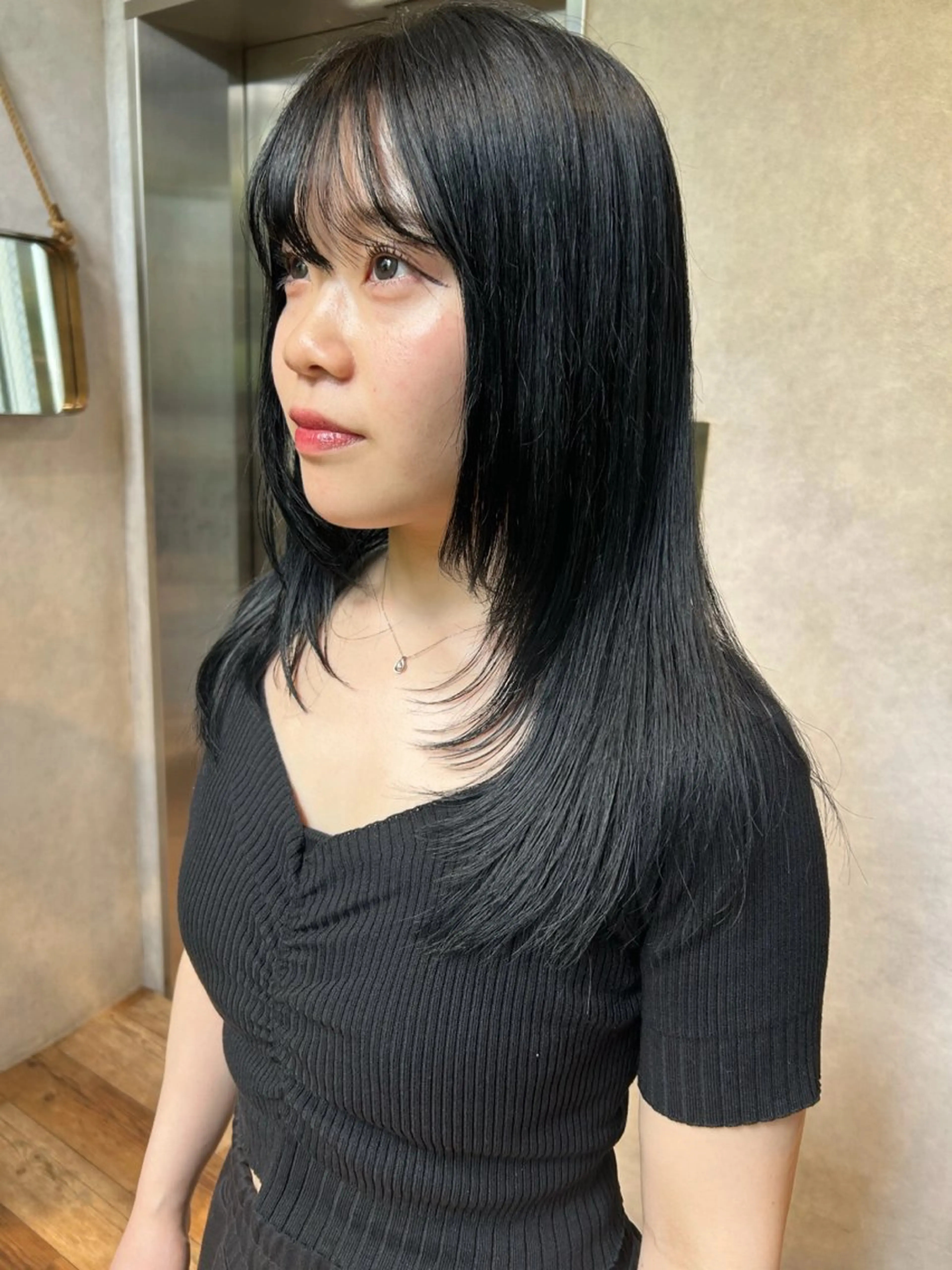 ロング レイヤーカット 無料カットモデル募集 / 涼 乃のヘアスタイル