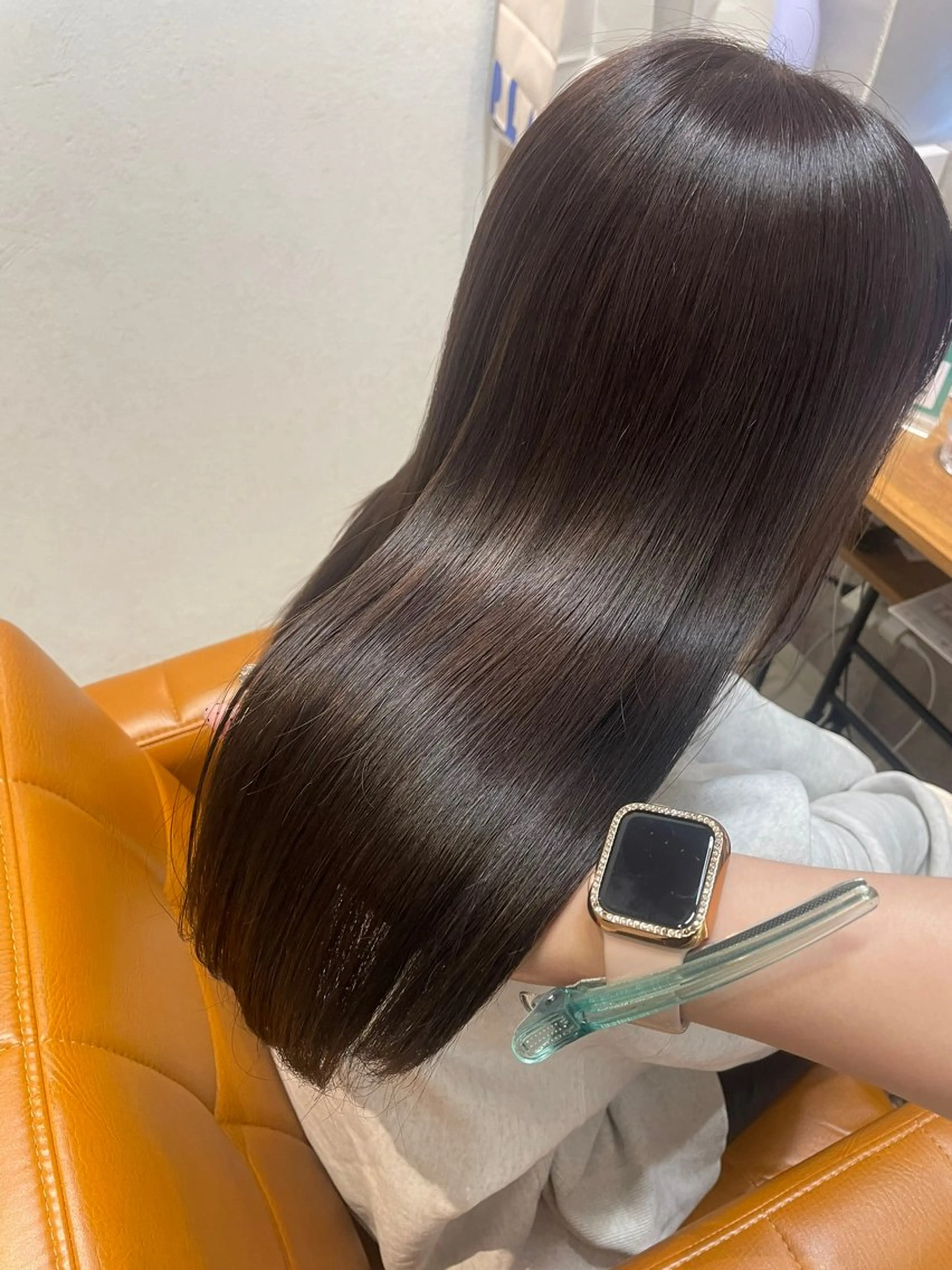 ロング カラー カット ヘアカラー トリートメント 【完全個室】髪質改善 暖色カラー/山崎唯奈のヘアスタイル