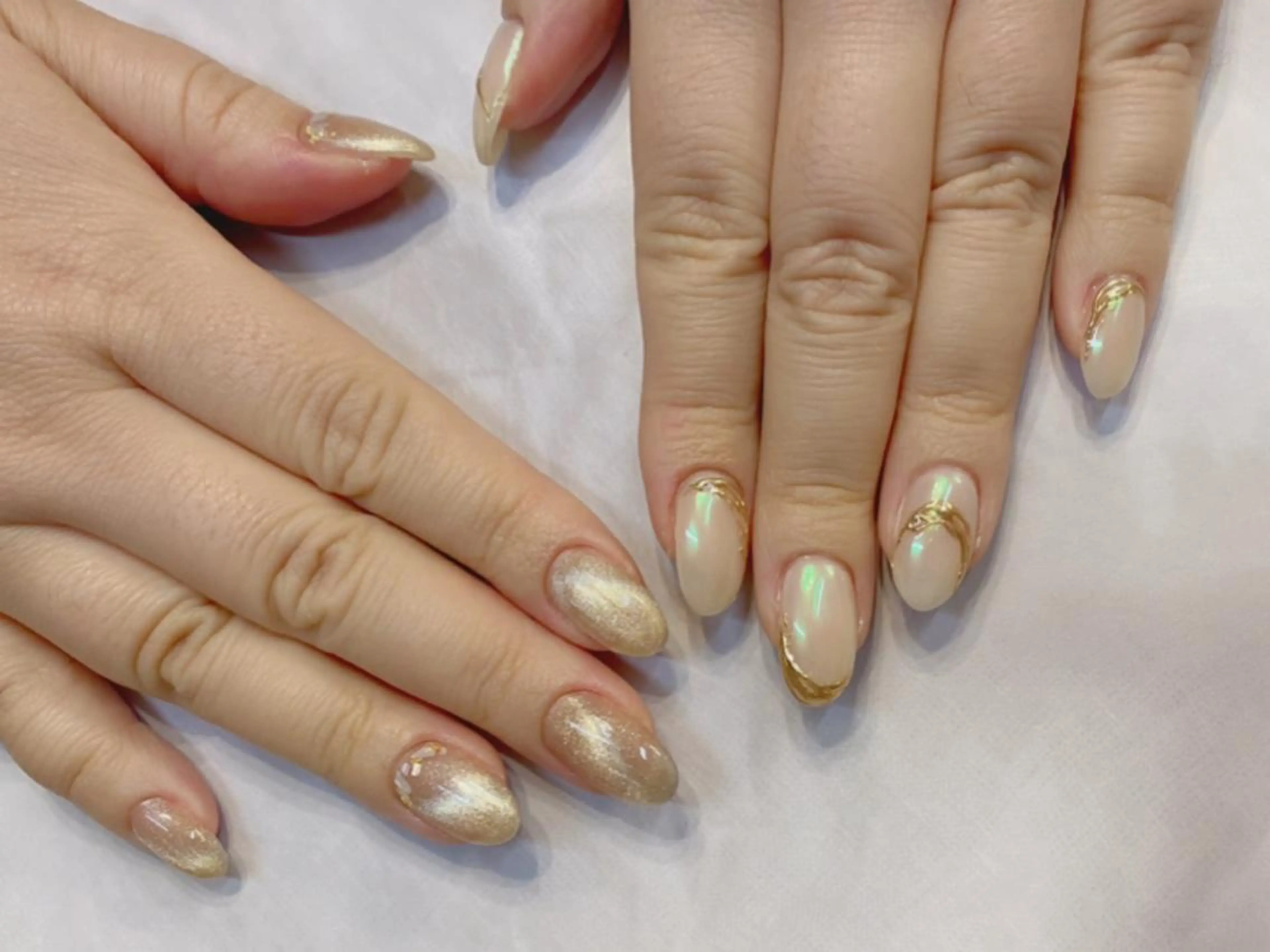 ネイル アートネイル ジェルネイル ニュアンスネイル パラジェル Nailist Honamiのネイルデザイン