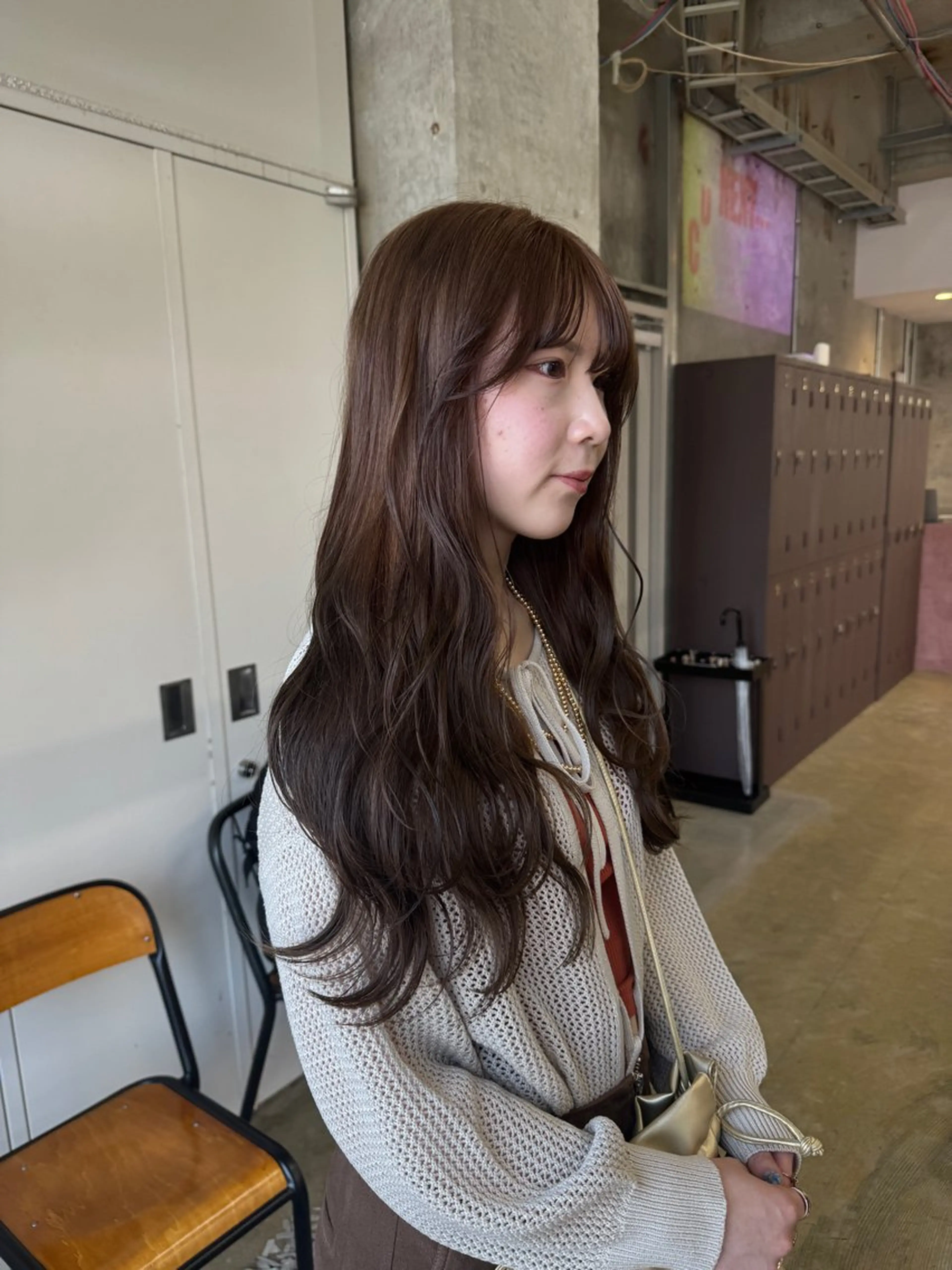 ロング カラー ヘアカラー 森田遥奈/透明感カラ ー/似合わせカットのヘアスタイル