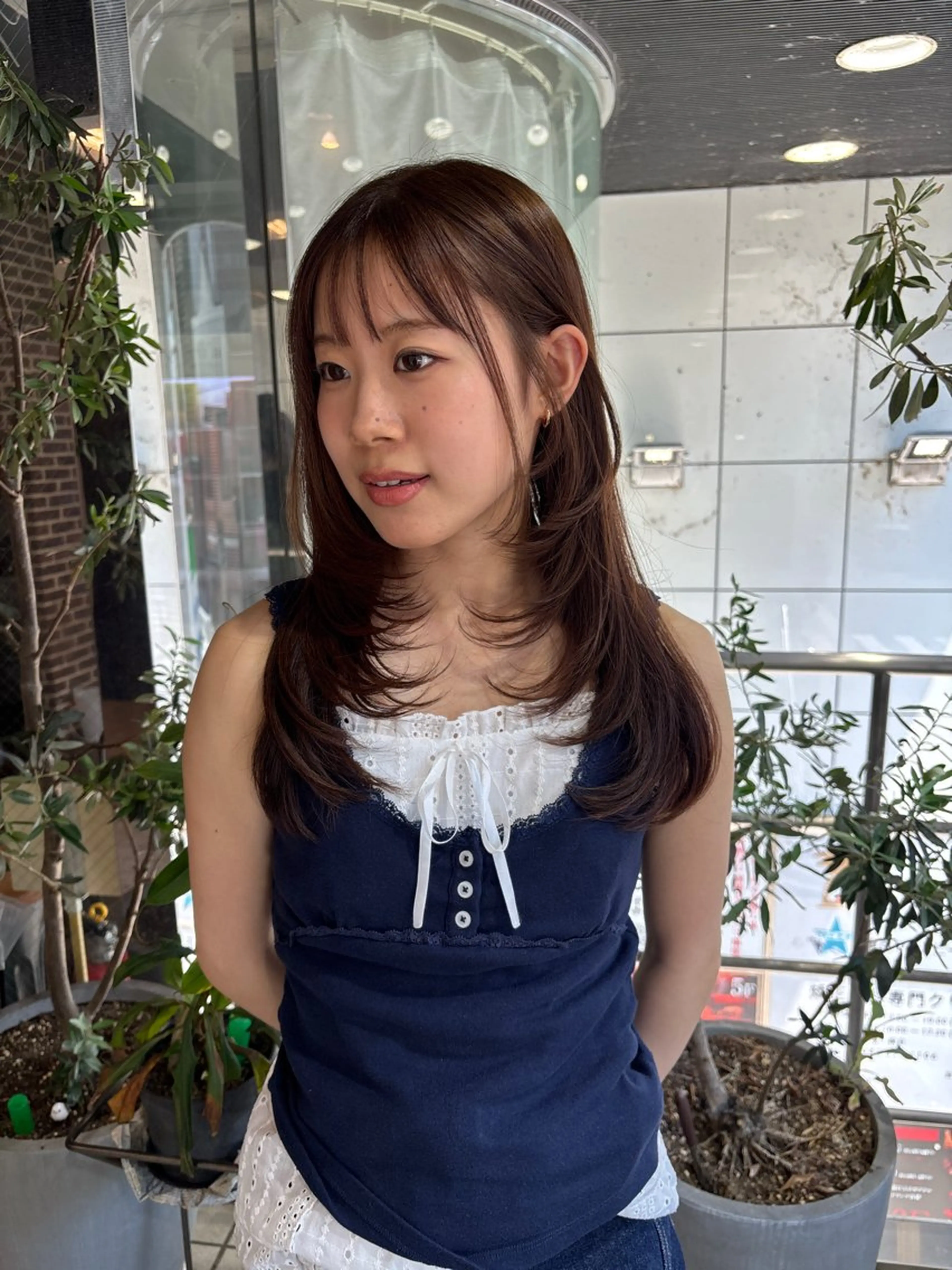 セミロング 髪質改善 カット レイヤー/ボブ /メンズ🪩KAYOのヘアスタイル