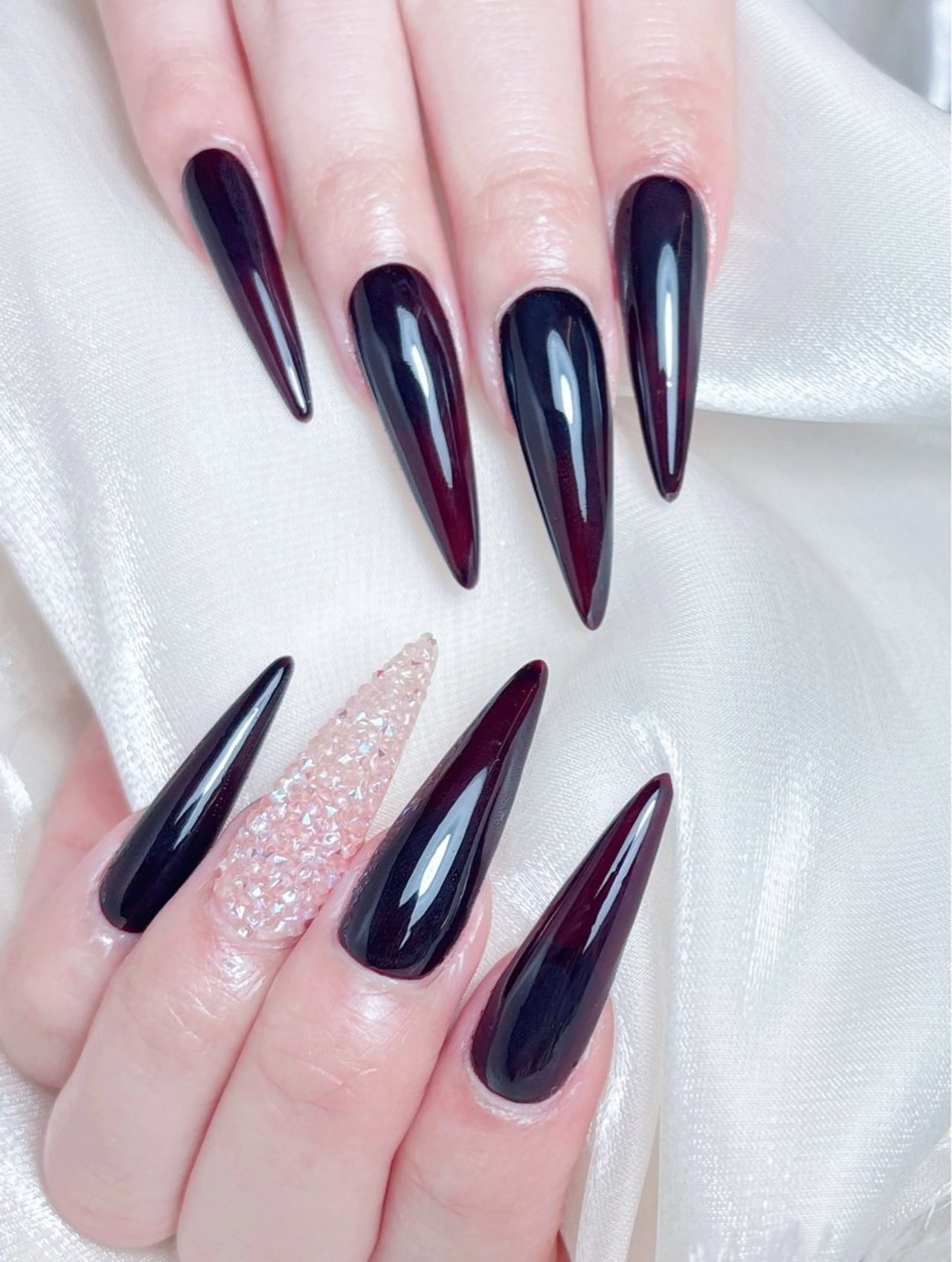 ネイル ハンドネイル M🌷nail 長さだし専門店のネイルデザイン