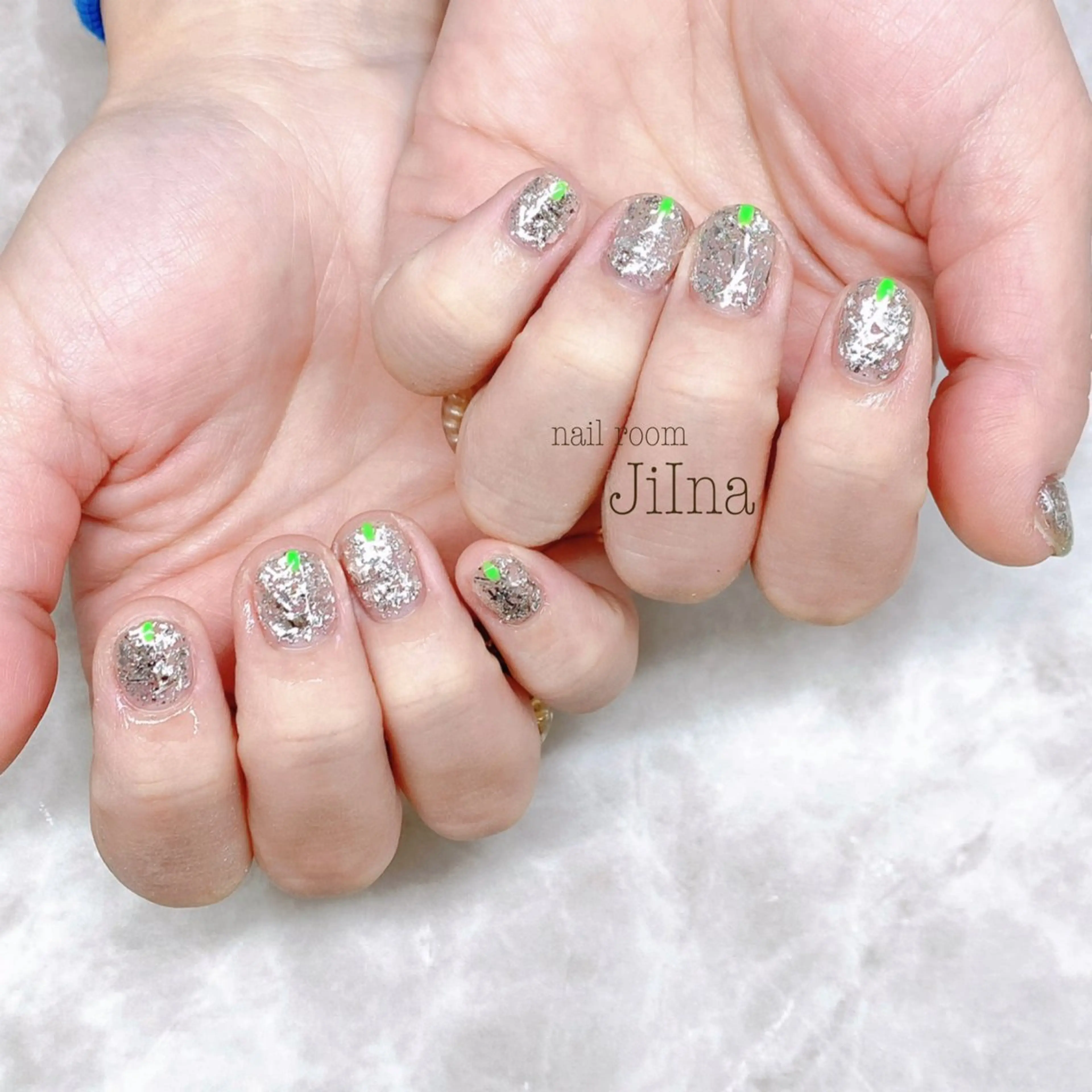 ネイル ラメ(グリッター) JiIna nailのネイルデザイン