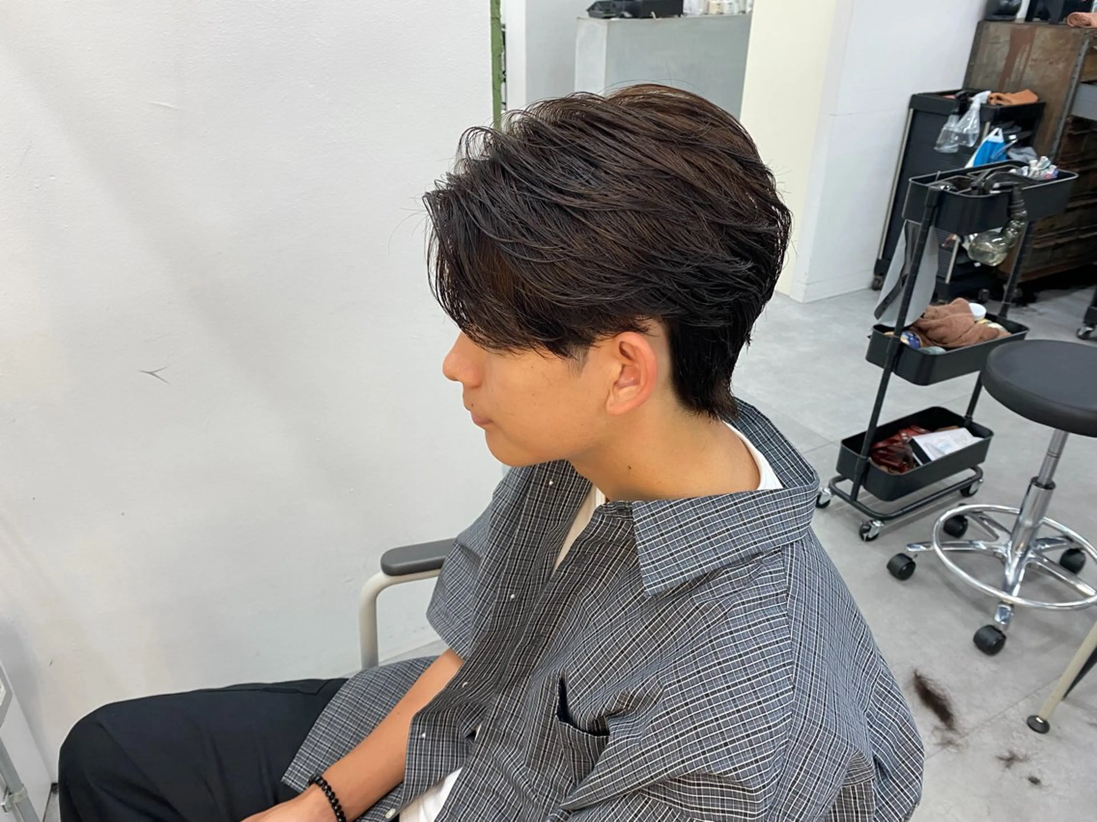 メンズ カット メンズパーマ外屋敷 航のヘアスタイル