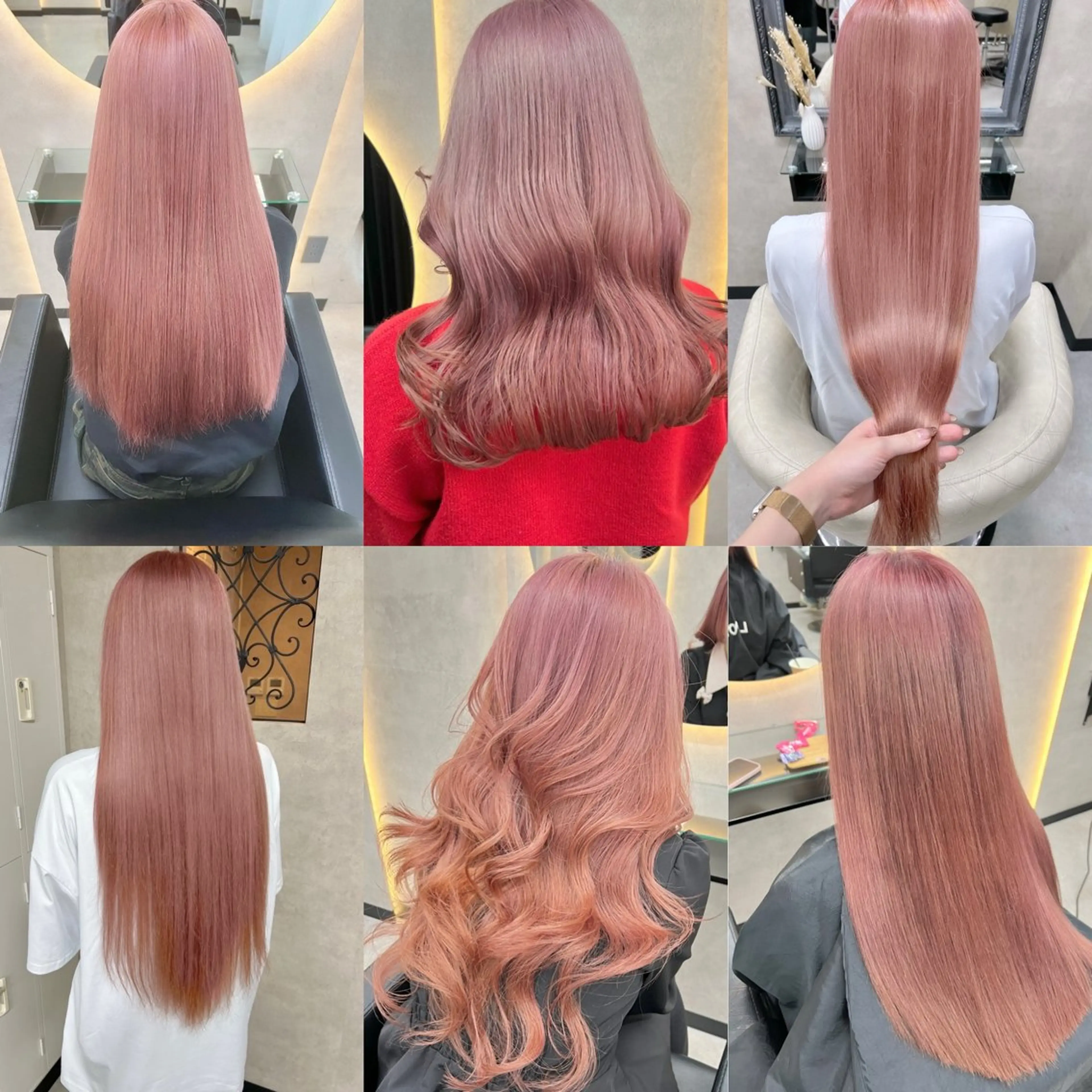 カラー ブリーチ ピンクカラー カット ヘアカラー モテ💖愛され🫶 とわのヘアスタイル