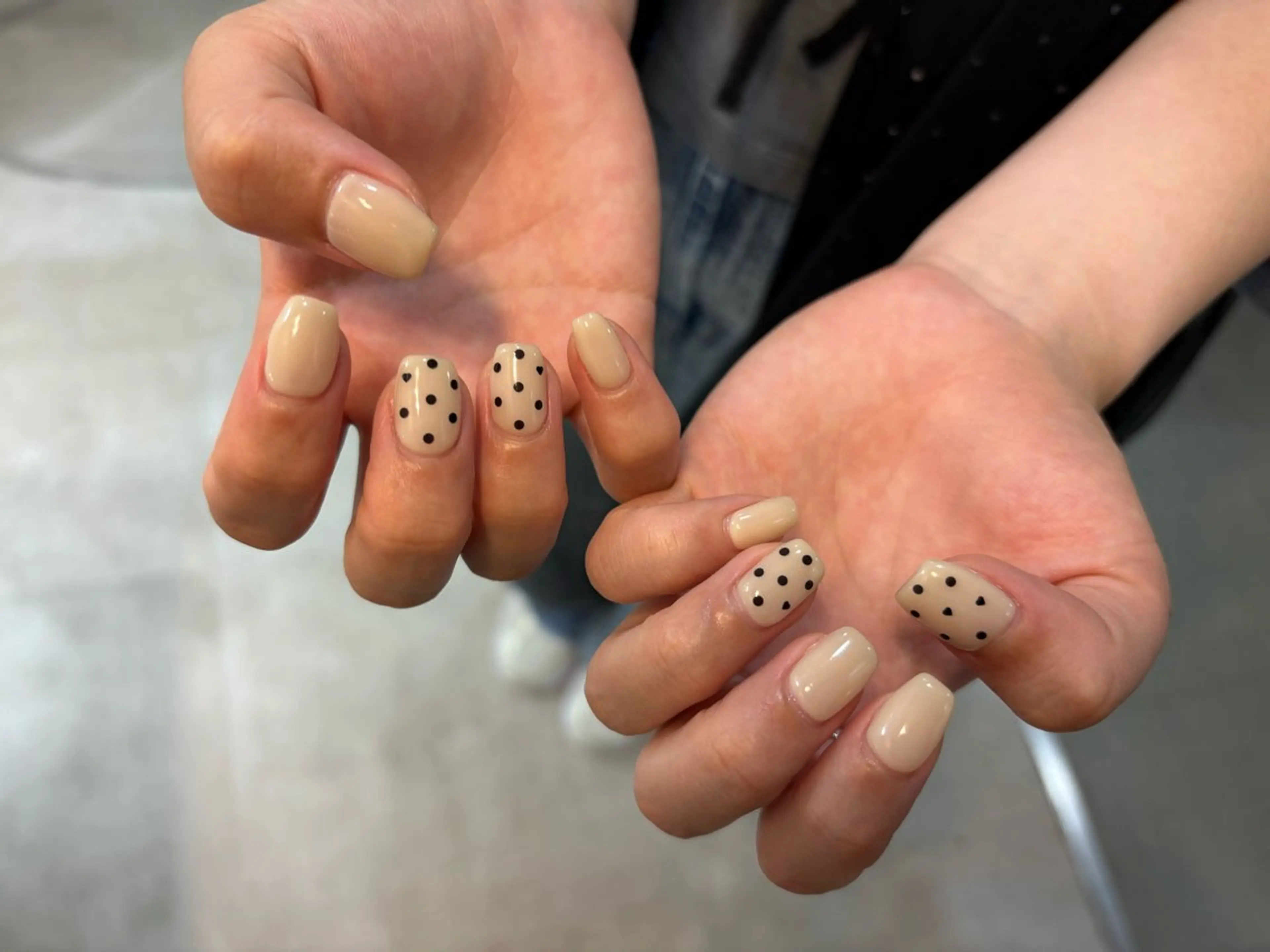 ネイル ハンドネイル Mai :矢場町 ニュアンス🌿アートのネイルデザイン