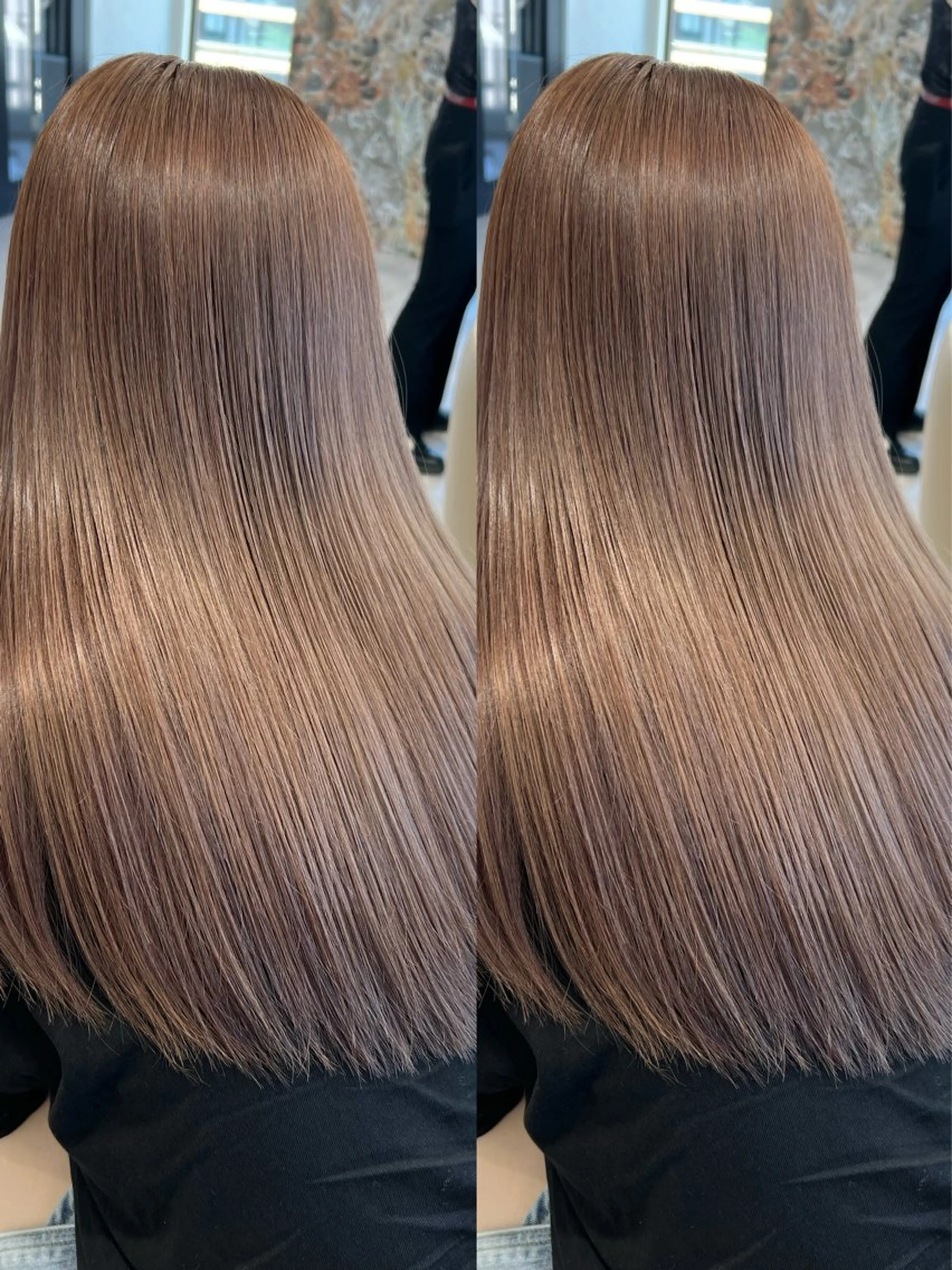 ☁️️🫧ワンカラー×ミルクティーベージュ🍼‎🤍ブリーチなしでこの柔らかさ🫧🤎ミルクティーで自然に垢抜け✨の写真