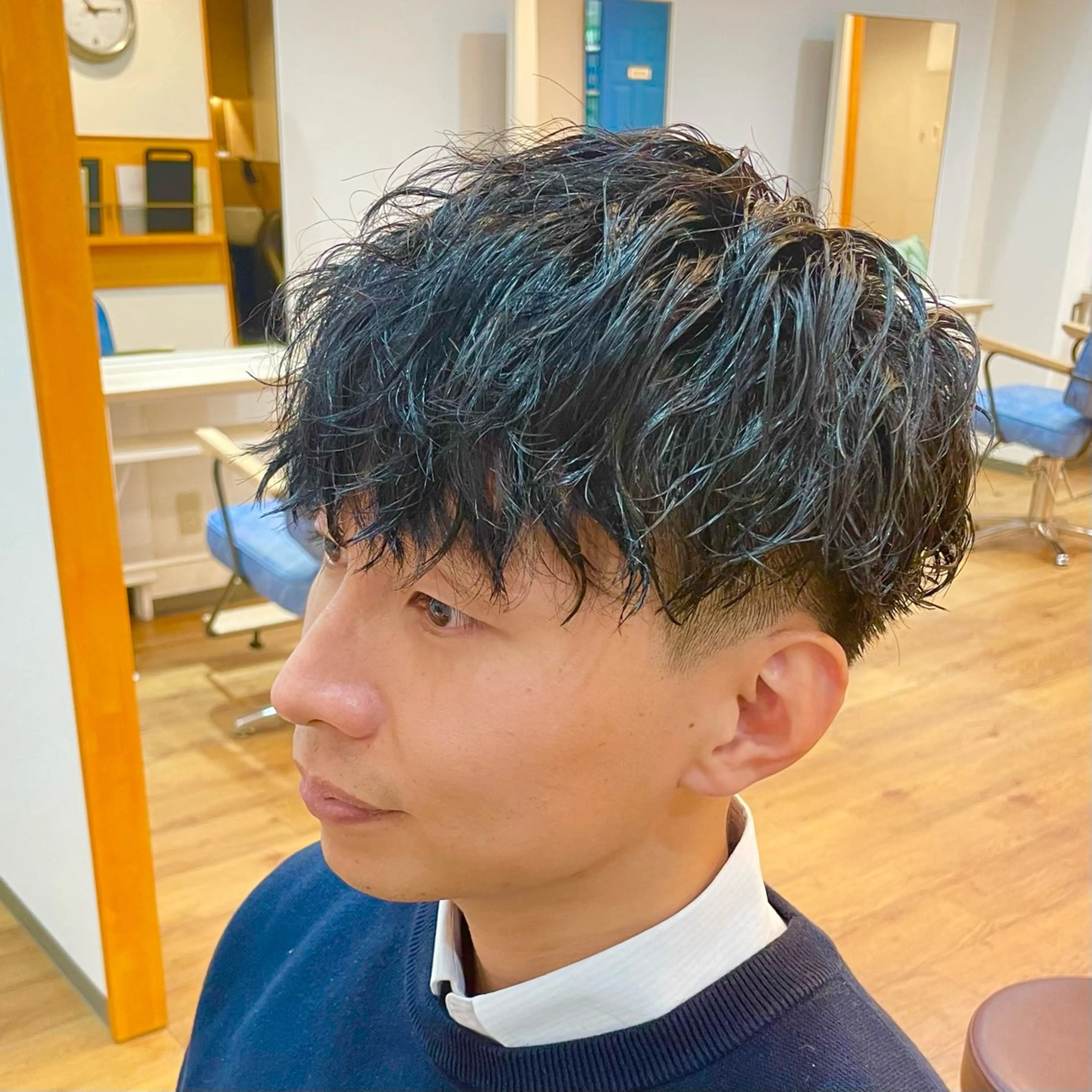 メンズ カット パーマ トリートメント メンズ 特化・川田のヘアスタイル