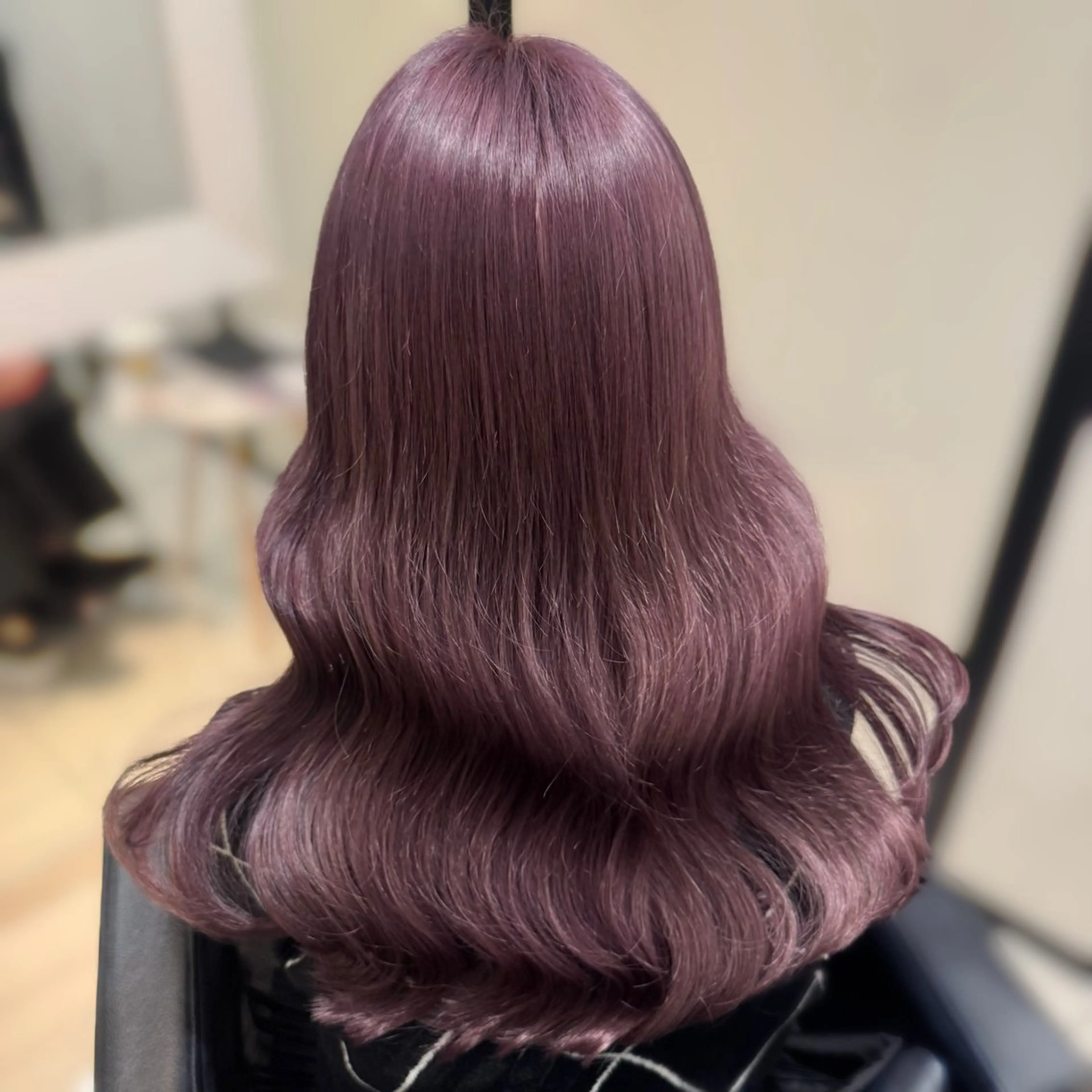 ロング パーマ カット ヘアカラー トリートメント ブリーチなしカラー kana🐱のヘアスタイル