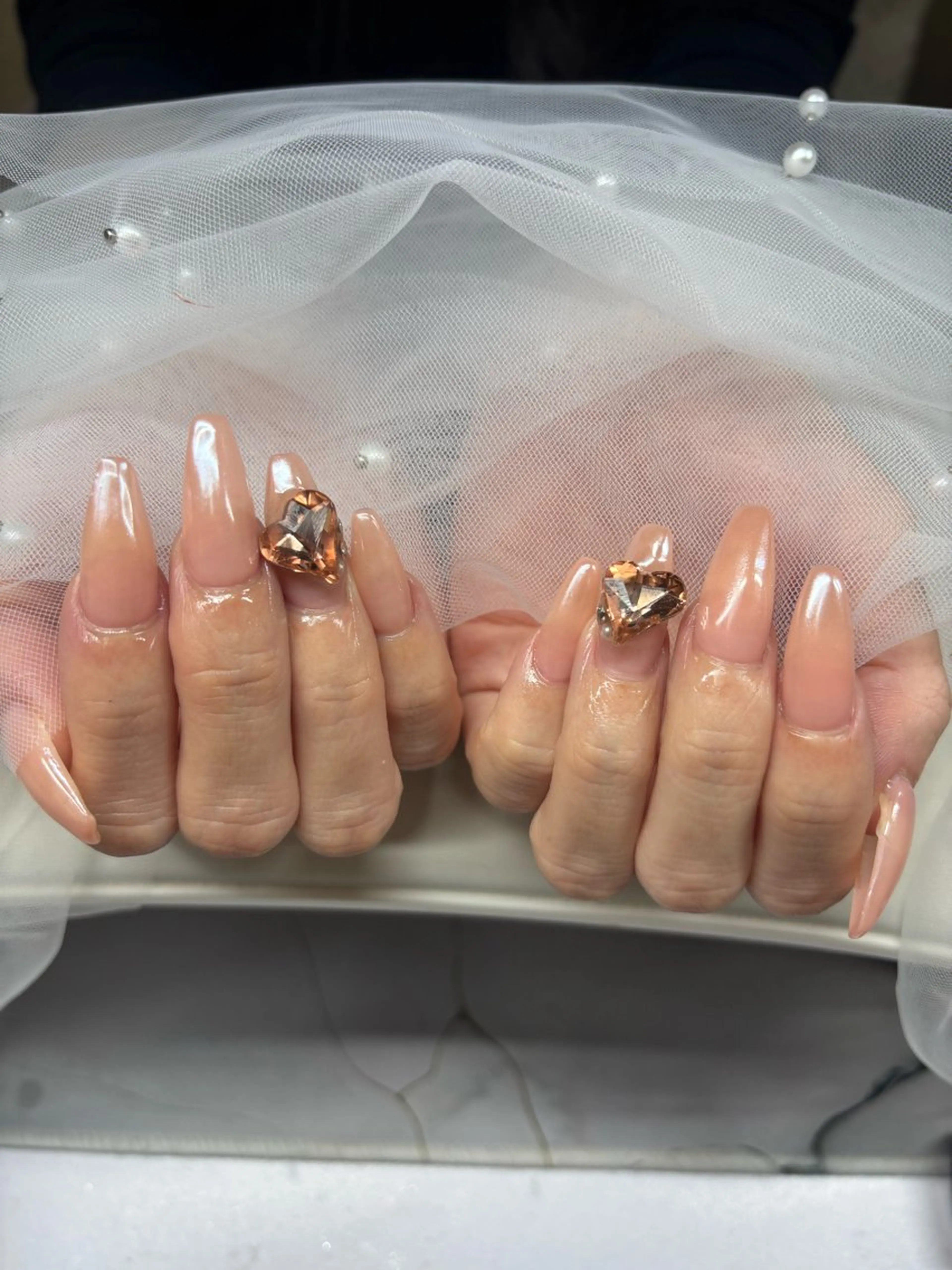 ネイル グラデーション ミラーネイル ワンカラーネイル 門真市ネイルサロン♡ KUMI.HANAのネイルデザイン