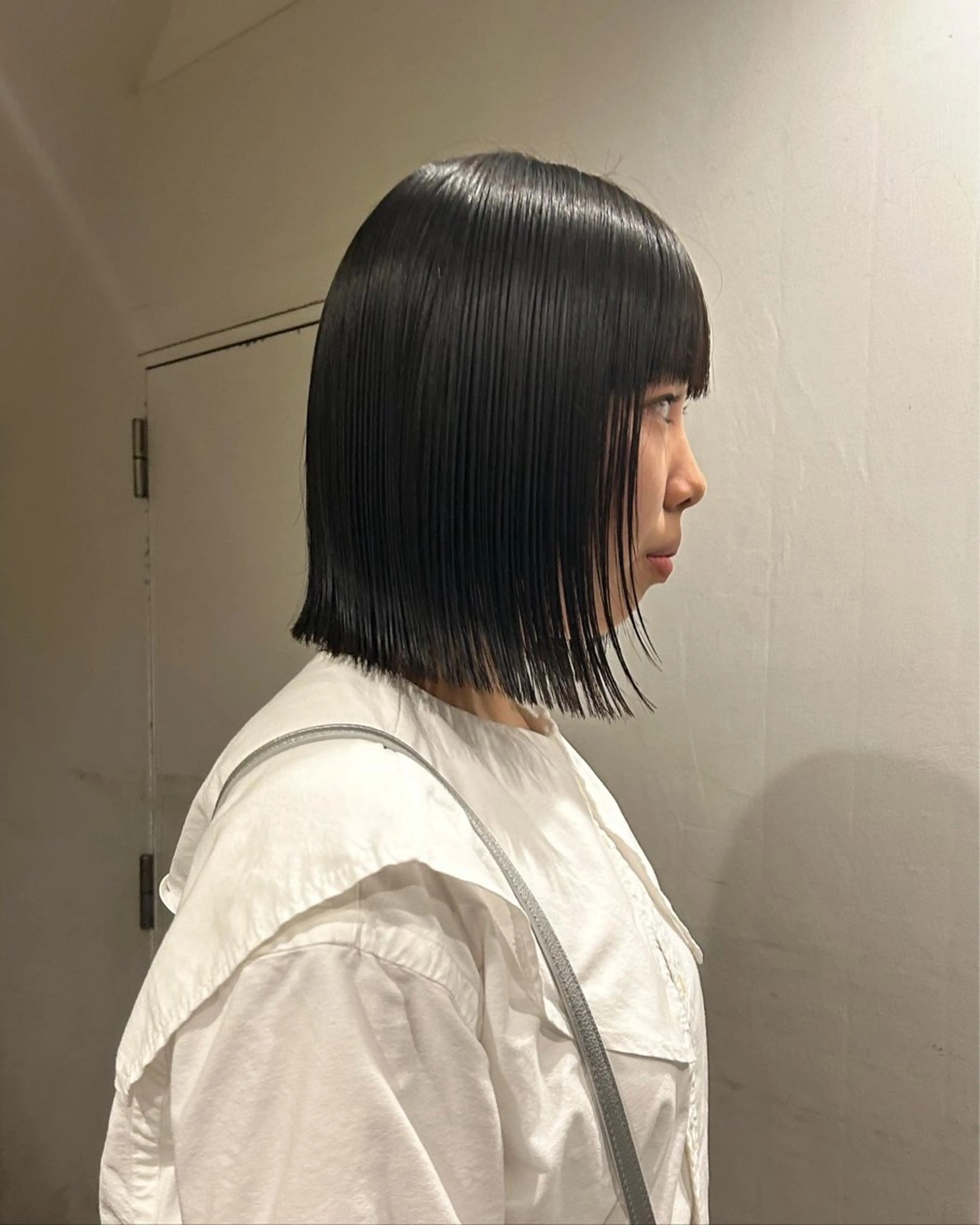 ショート ボブ hen所属・心斎橋/レイヤー/ ブリーチ/モエのヘアスタイル