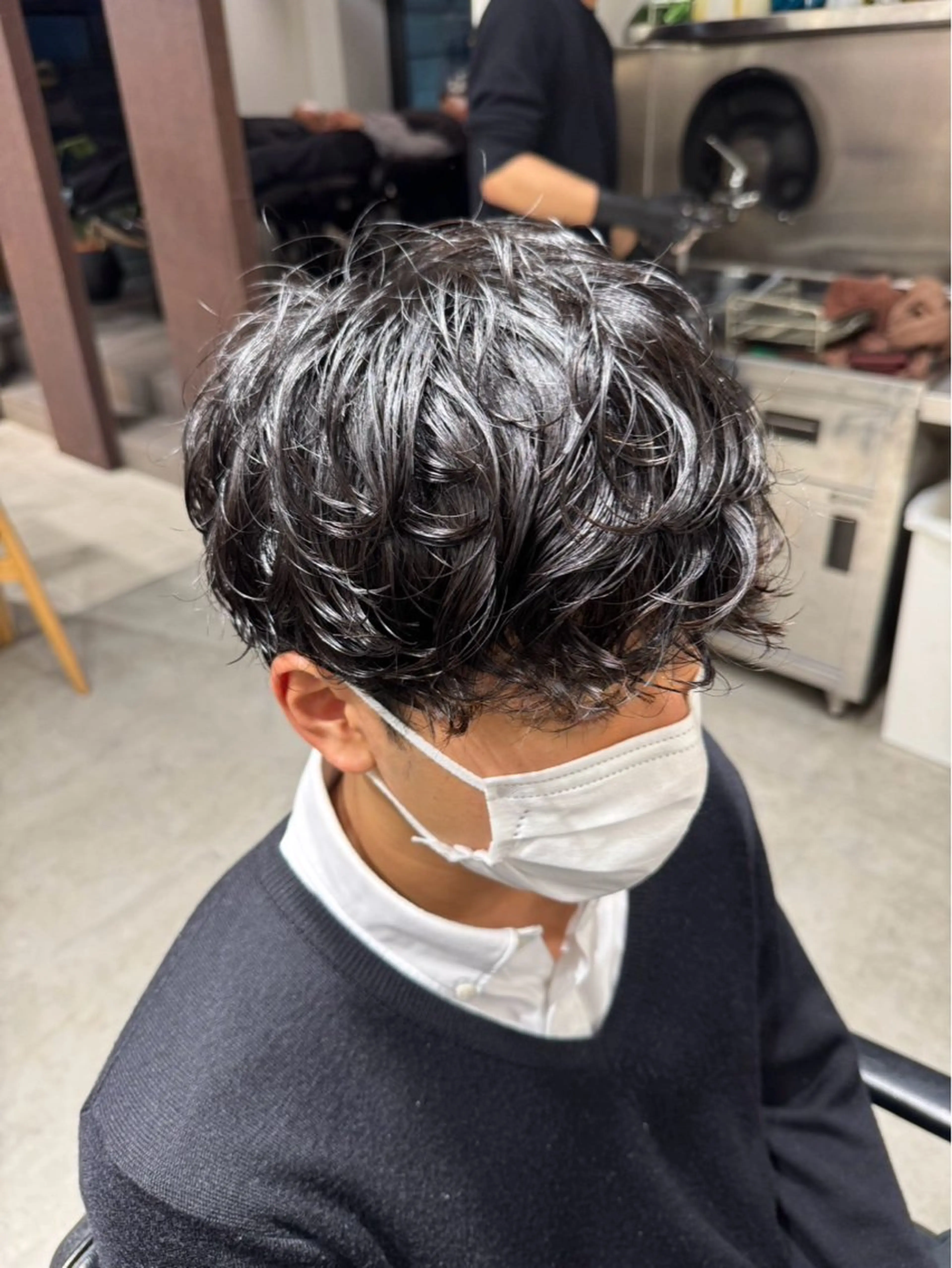パーマ メンズ カット パーマ fifth 清水睦月のヘアスタイル