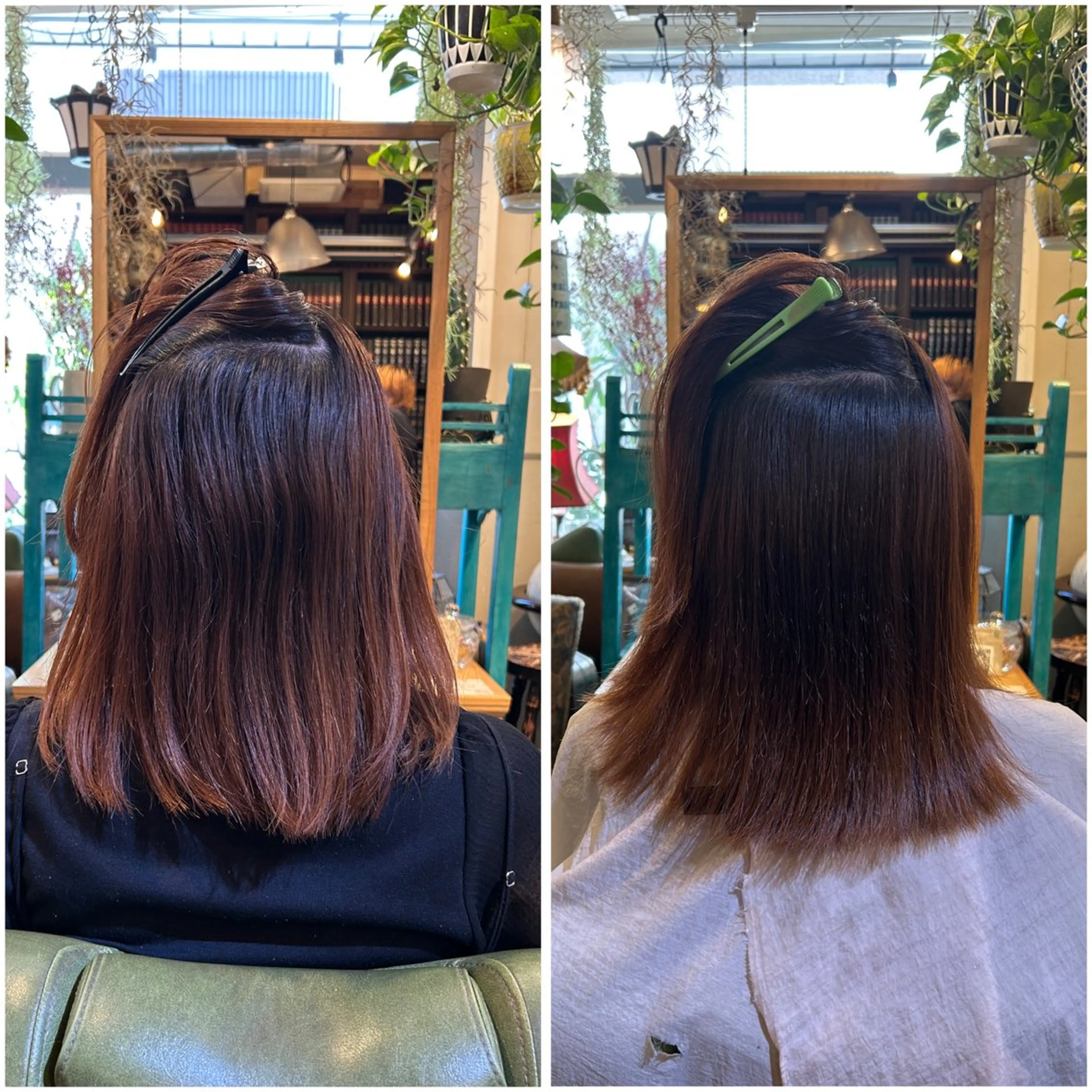 ミディアム パーマ 縮毛矯正 縮毛矯正 トリートメント ヘッドスパ BRITS 渡辺 菜々子のヘアスタイル