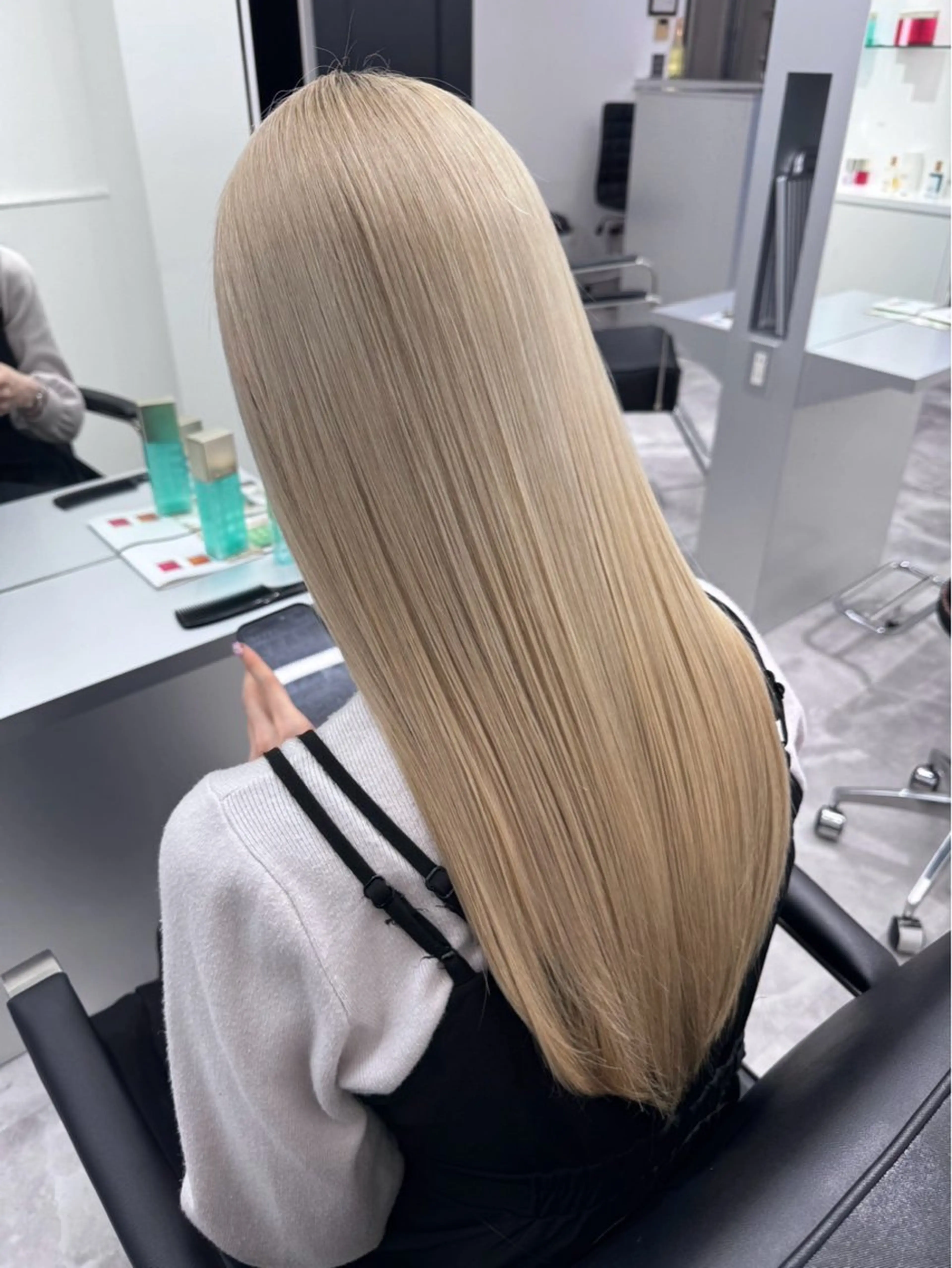 ロング 髪質改善 トリートメント トリートメント 💜髪質改善推し💜 Sein.せりのヘアスタイル