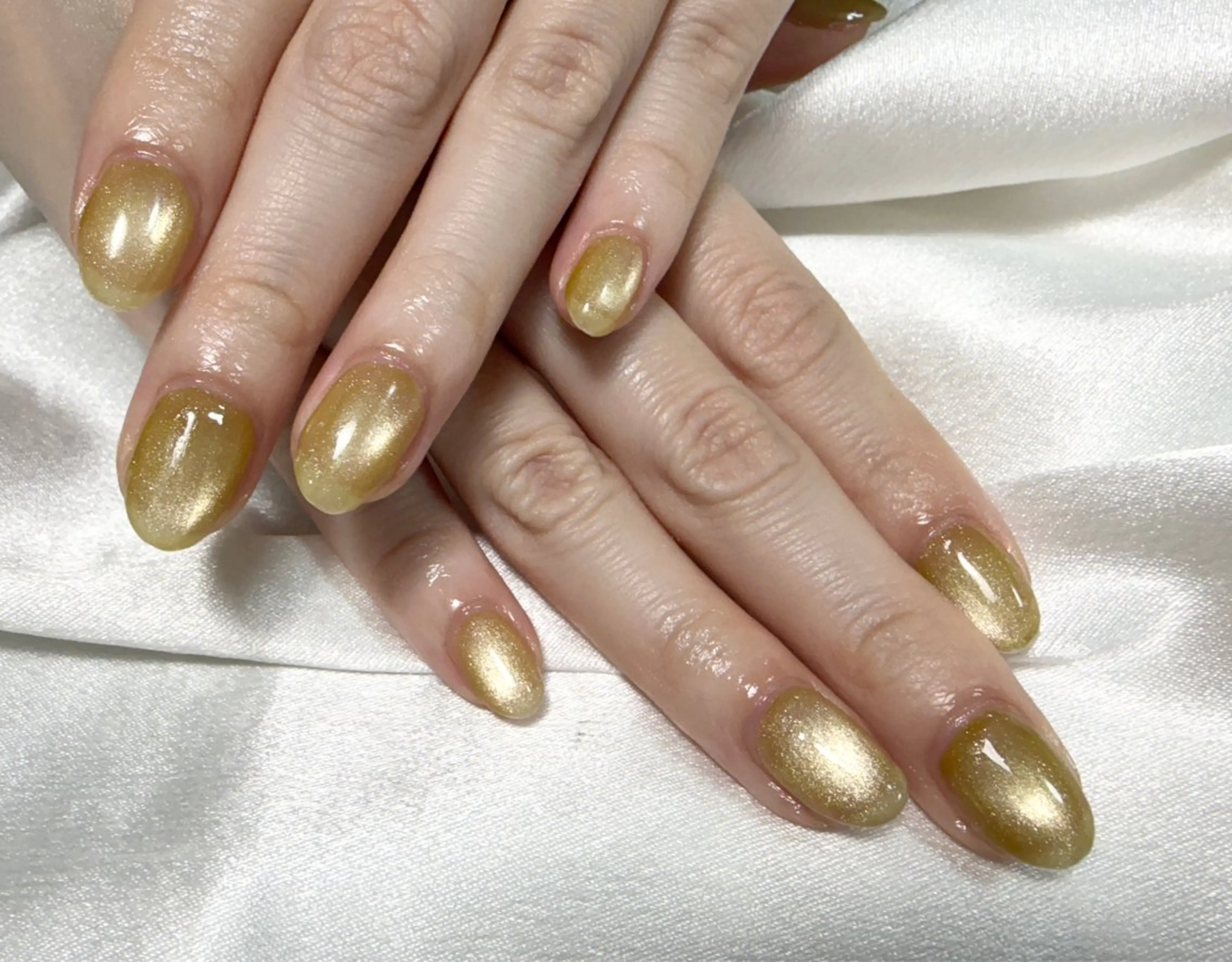 ネイル マグネットネイル マグネットワンカラー ワンカラーネイル 麗 奈のネイルデザイン