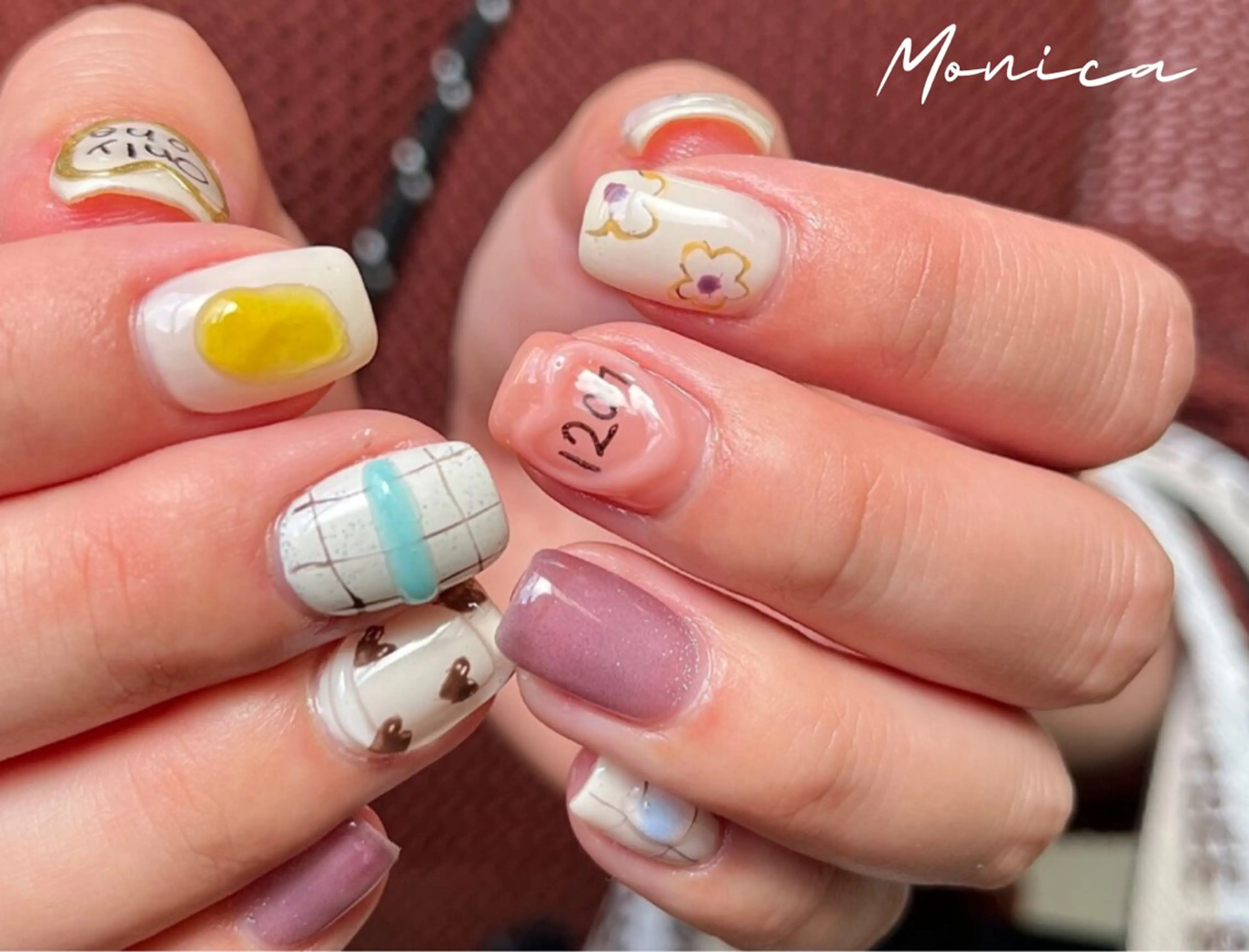 ネイル 持ち込み nailsalon MONICAのネイルデザイン