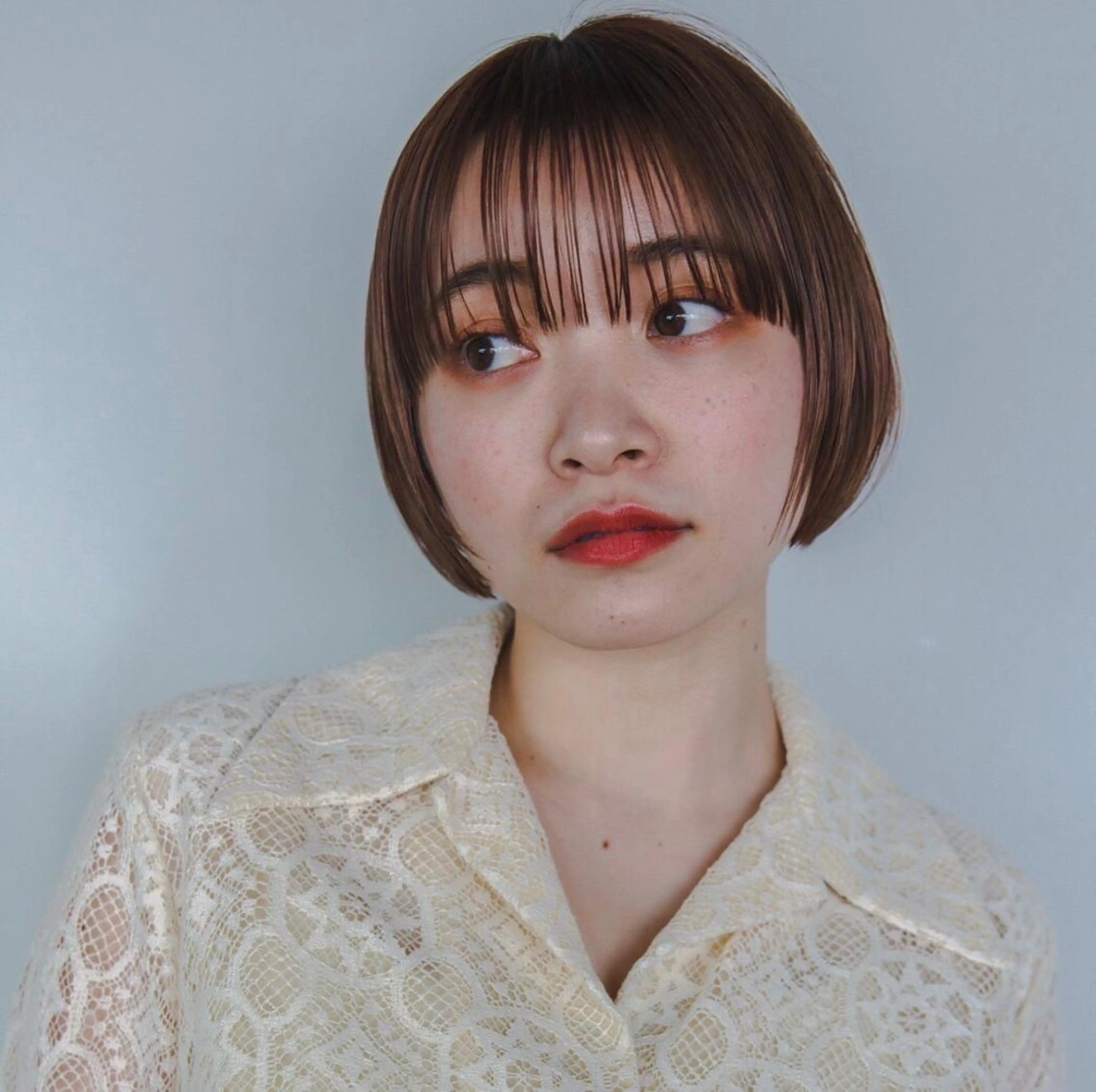 ショート カラー ヘアアレンジ バレイヤージュ ブリーチ ケアブリーチ ダブルカラー イヤリングカラー カット ヘアカラー トリートメント Luana / 公式 / 大通のヘアスタイル