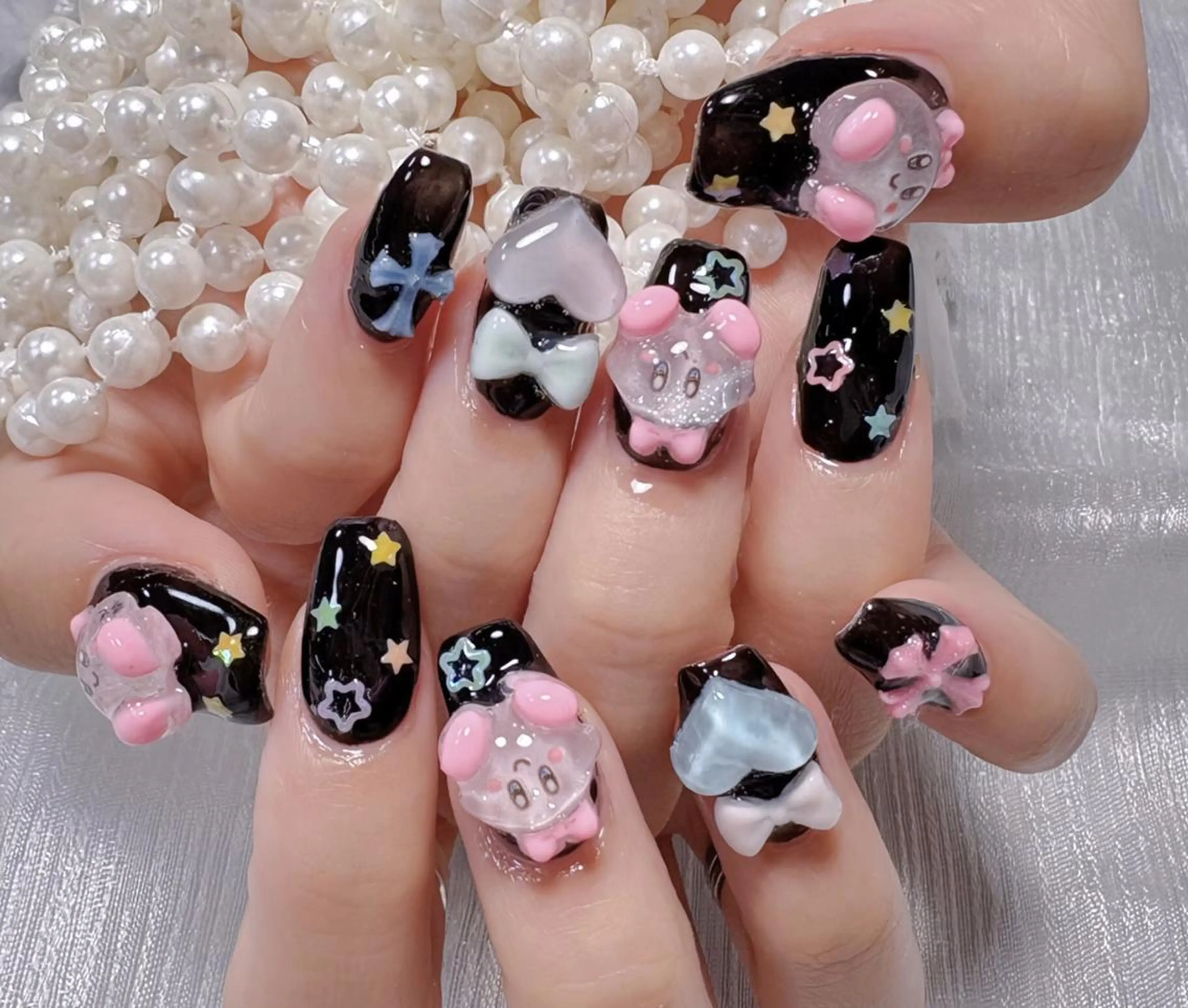 ネイル 🎀鈴音🎀 ワンホンネイルのネイルデザイン