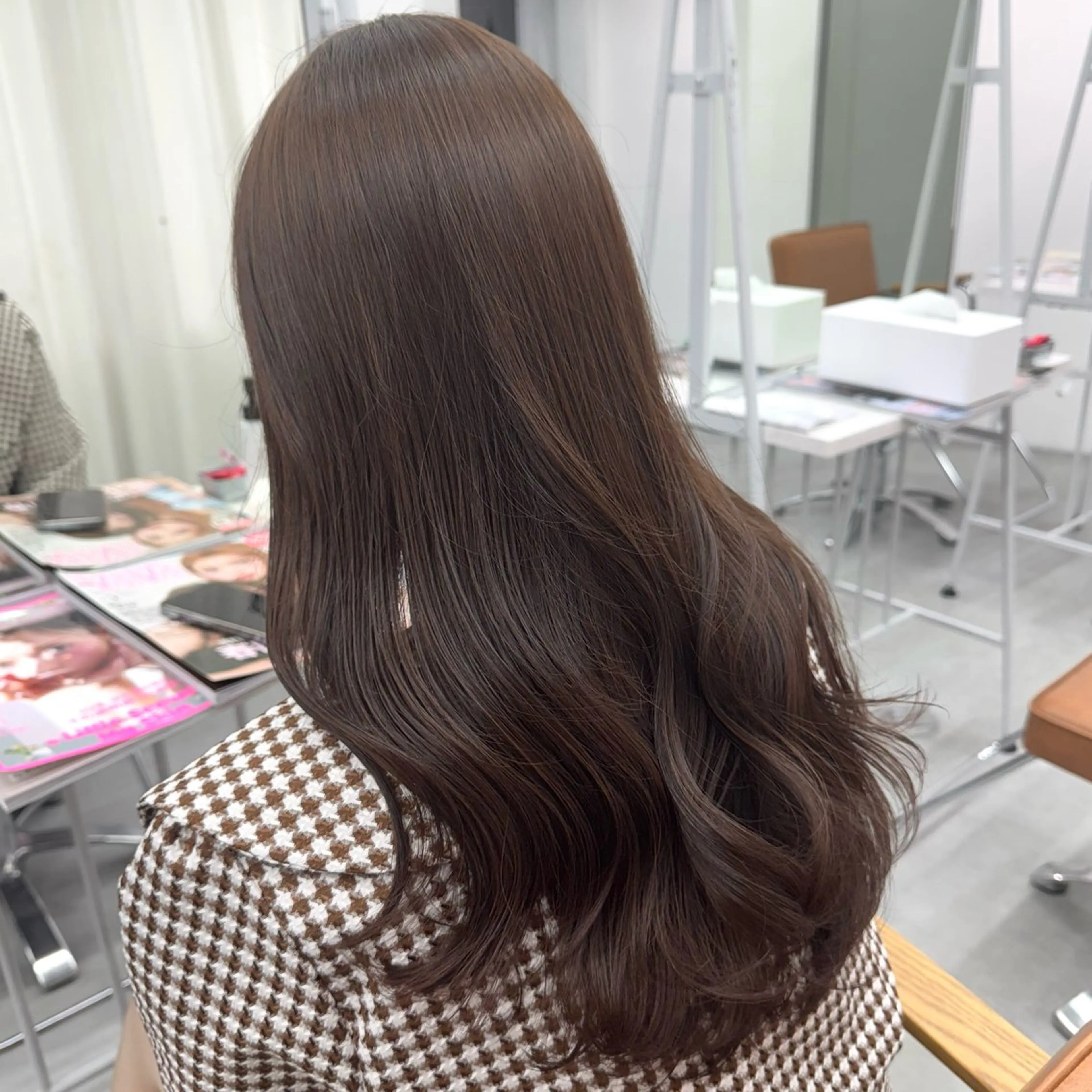 ロング カラー ヘアアレンジ ヘアカラー ブリーチなしカラー /新百合ヶ丘/安形翔のヘアスタイル